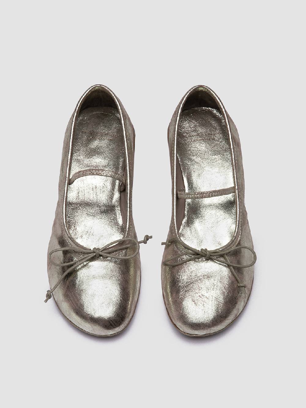 Officine Creative FLORE 001 Ballerine in Pelle Metallizzata Qualità Garantita