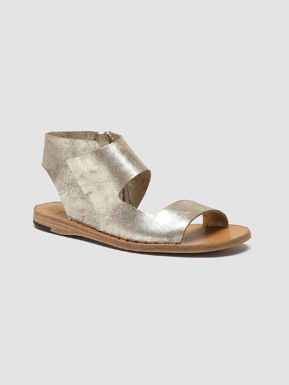 Officine Creative ITACA 039 Sandali in Pelle Tortora Shopping Online