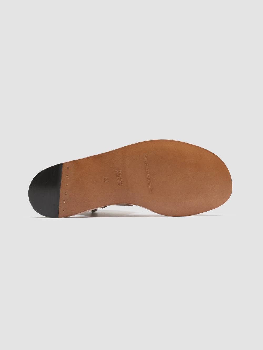 Officine Creative ITACA 039 Sandali in Pelle Tortora Shopping Online