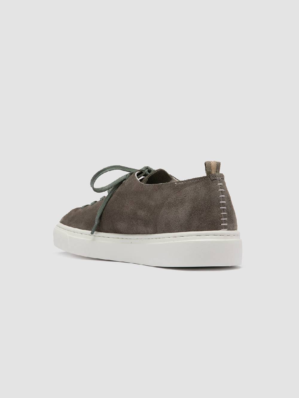 Officine Creative LEGGERA 100 Sneakers Basse in Pelle Scamosciata Verde Convenienza