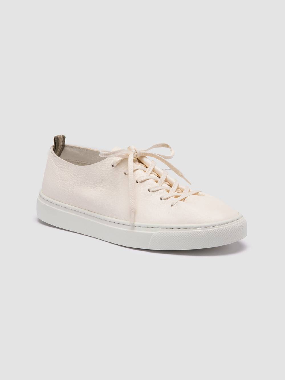 Officine Creative LEGGERA 100 White Leather Low Top Sneakers Sconto