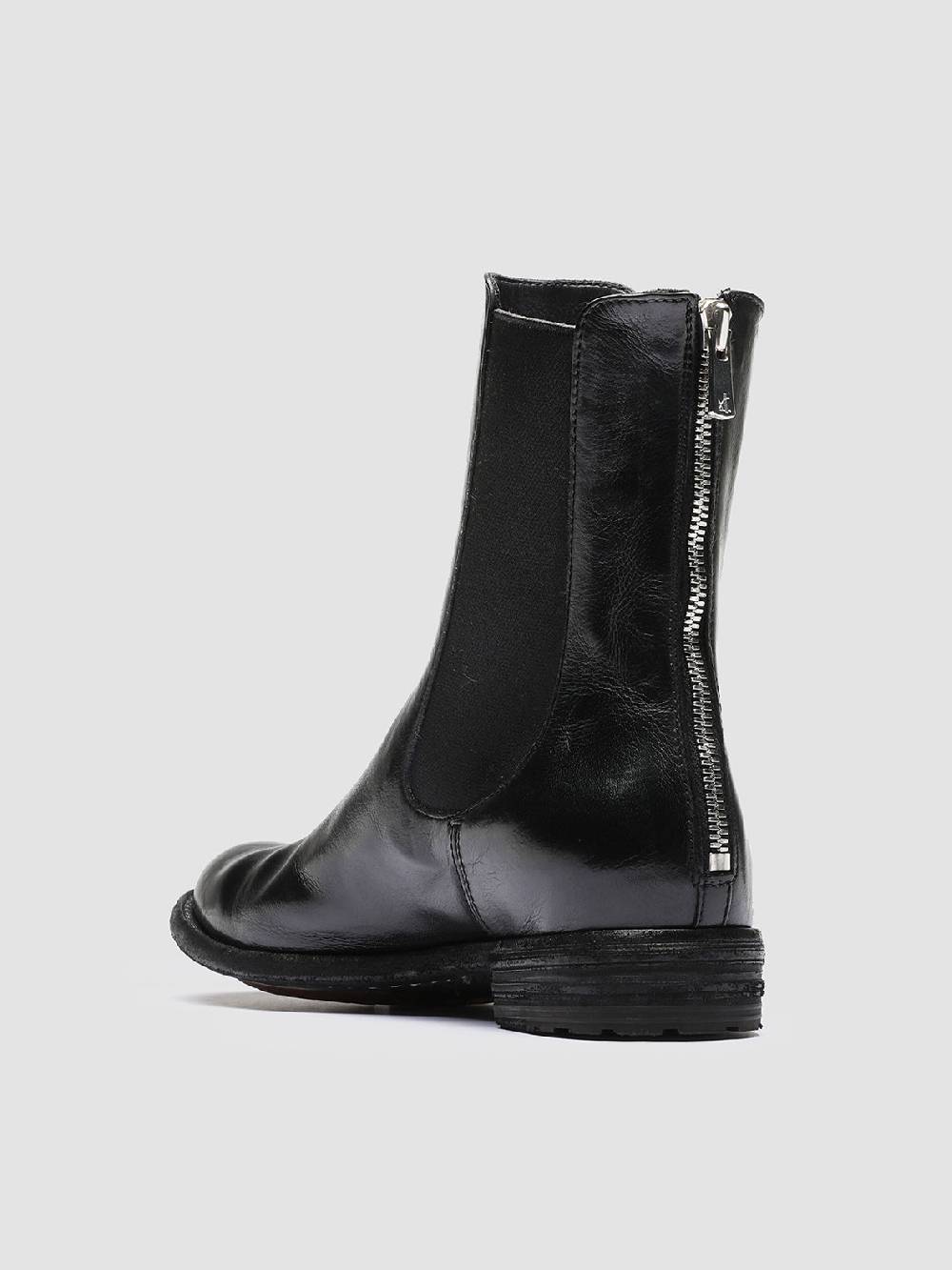 Officine Creative LEXIKON 073 Stivaletti Chelsea in Pelle Nera Online