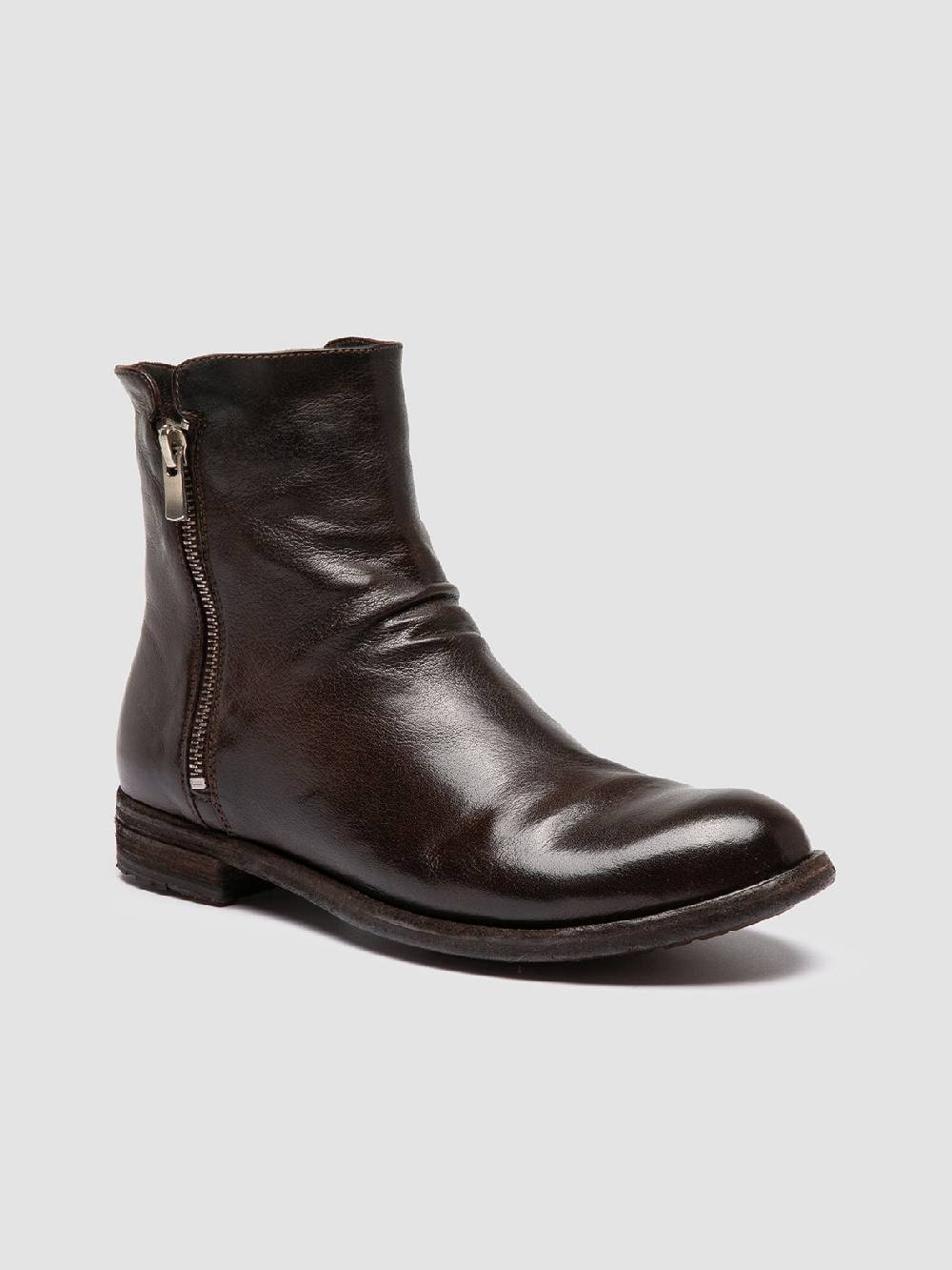 Officine Creative LEXIKON 097 Stivaletti in Pelle Marrone Saldi