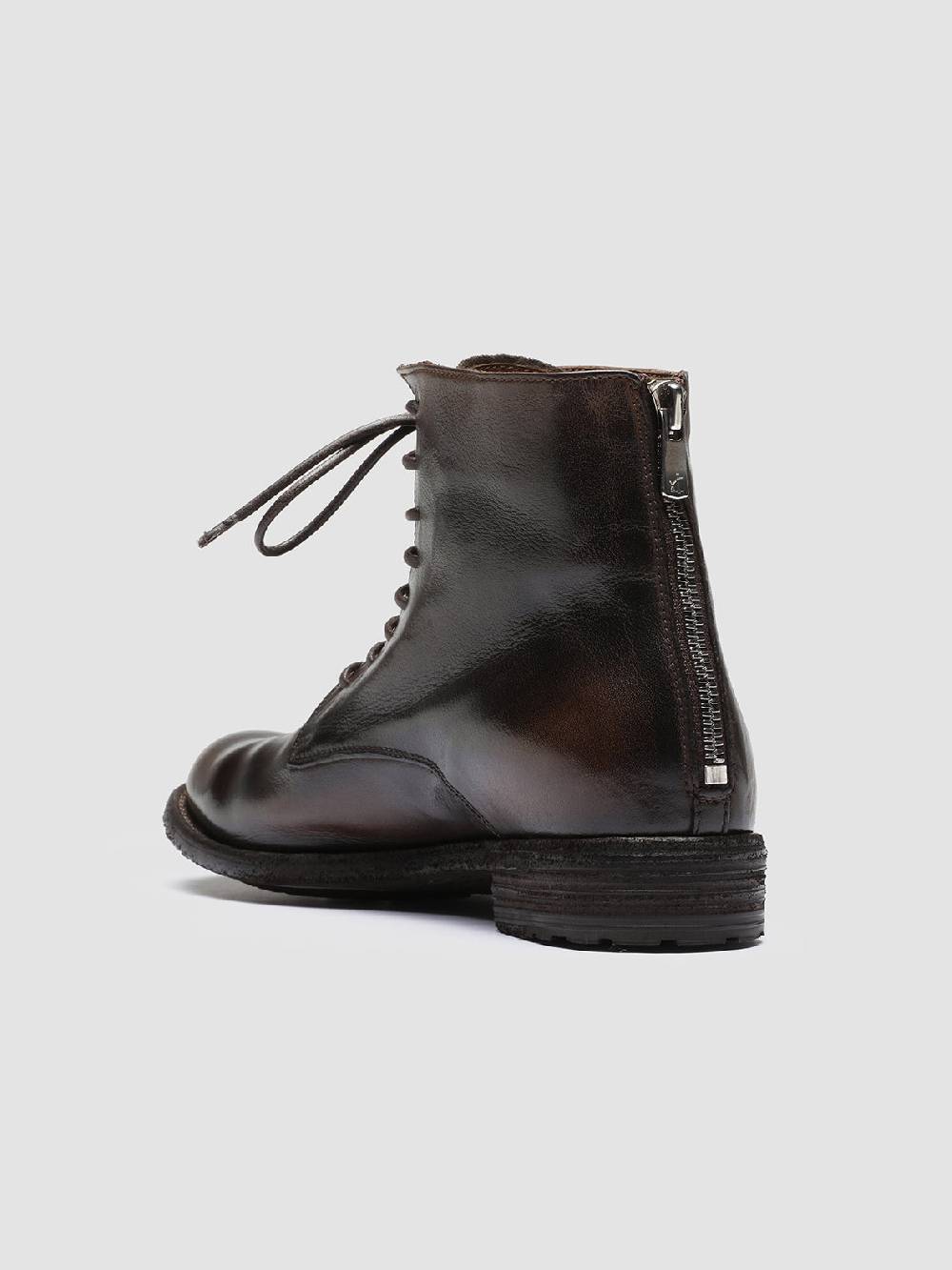 Officine Creative LEXIKON 123 Stivaletti in Pelle Marrone con Zip Hotsell