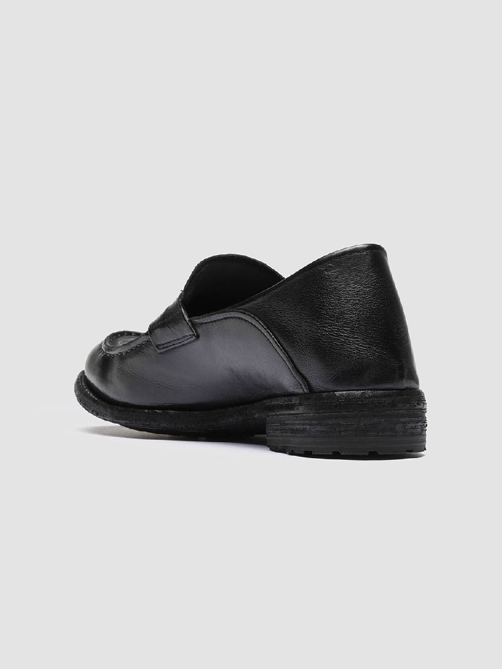 Officine Creative LEXIKON 140 Mocassini Penny Loafer in Pelle Nera I Più Venduti