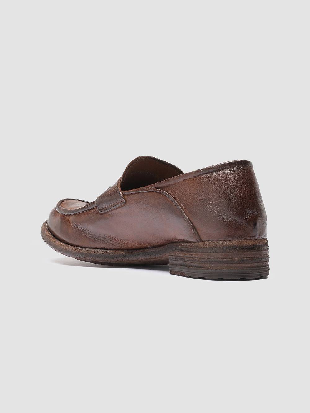 Officine Creative LEXIKON 140 Mocassini Penny Loafer in Pelle Marrone Vendite Flash