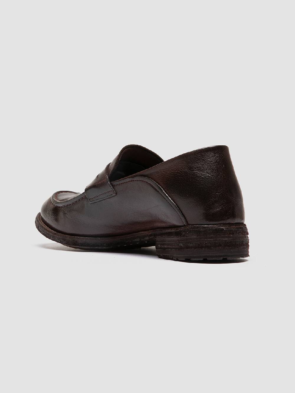 Officine Creative LEXIKON 140 Mocassini Penny Loafer in Pelle Marrone Negozio