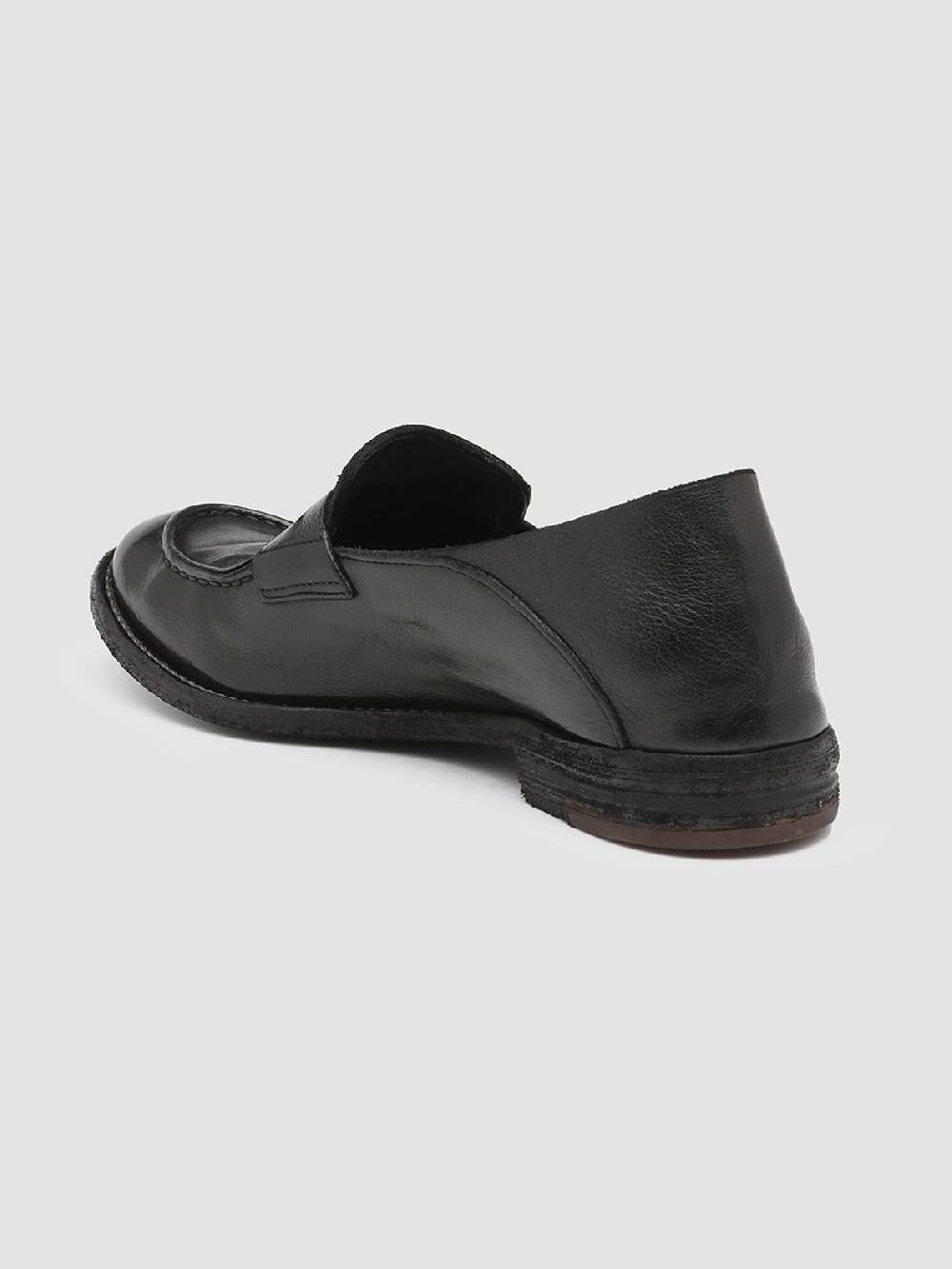 Officine Creative LEXIKON 516 Mocassini in Pelle Nera In Saldo