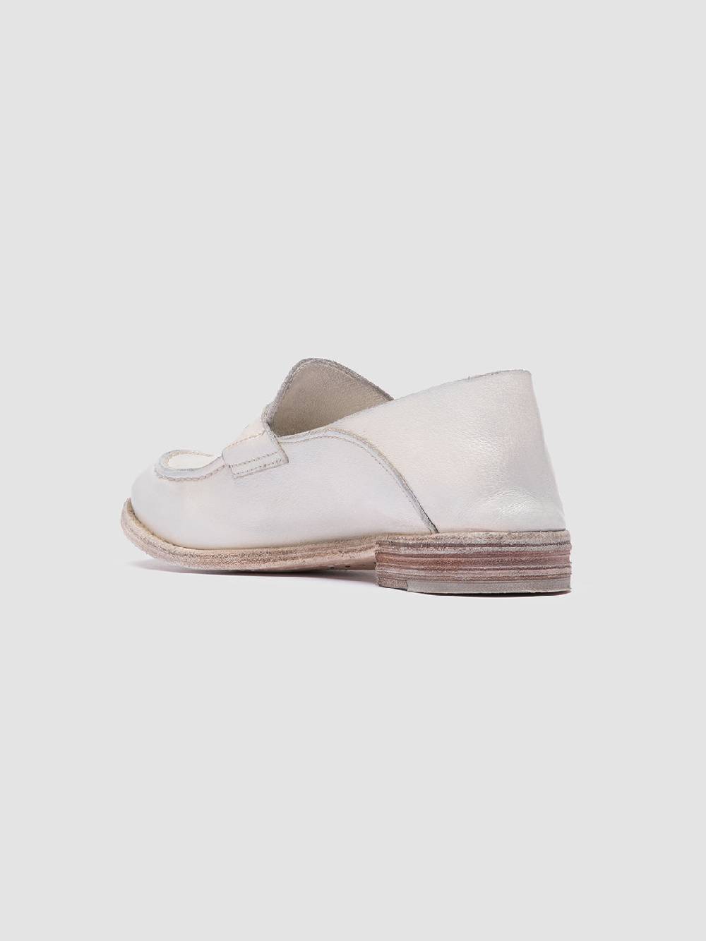 Officine Creative LEXIKON 516 White Leather Loafers Italy