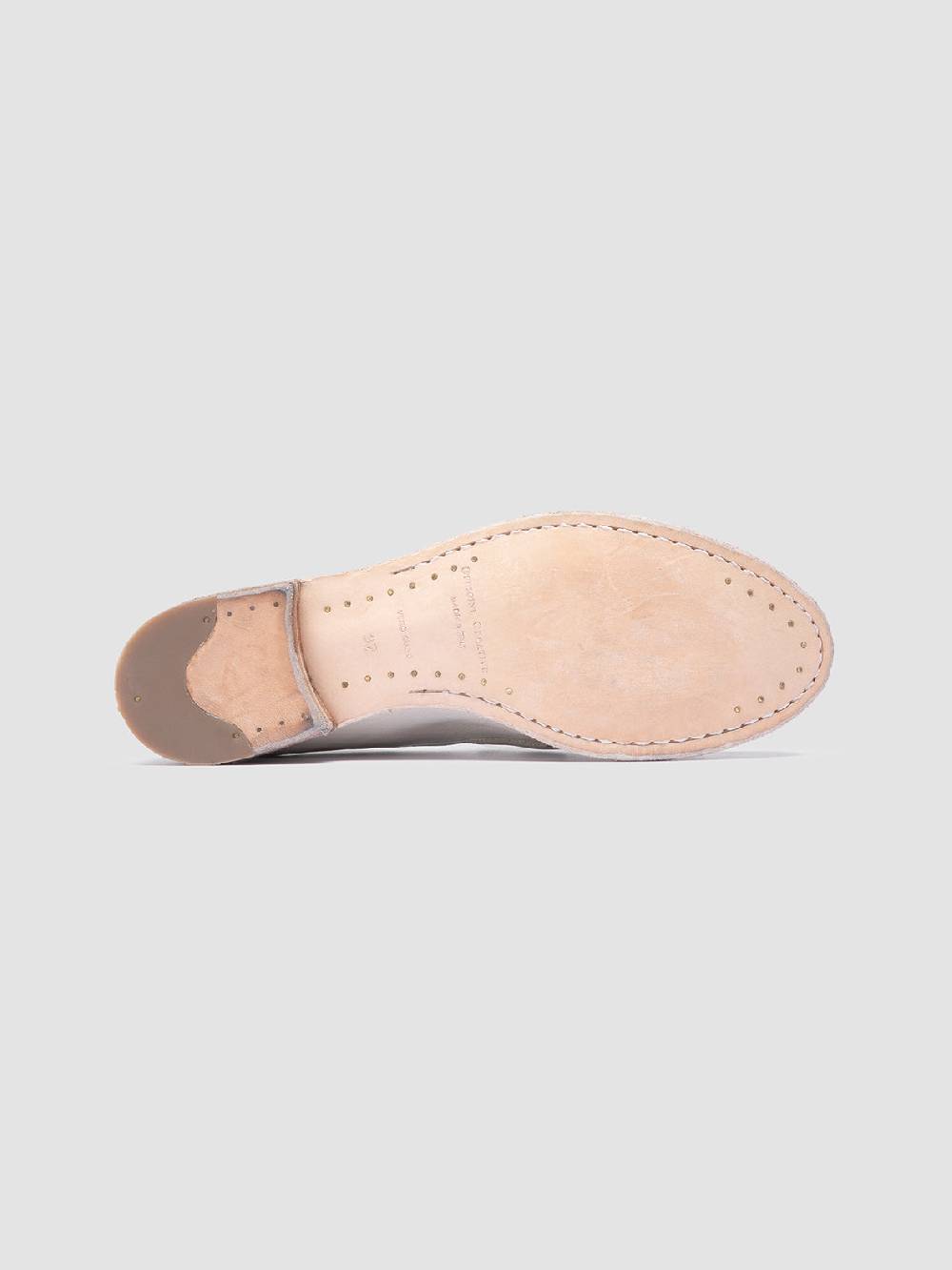 Officine Creative LEXIKON 516 White Leather Loafers Italy