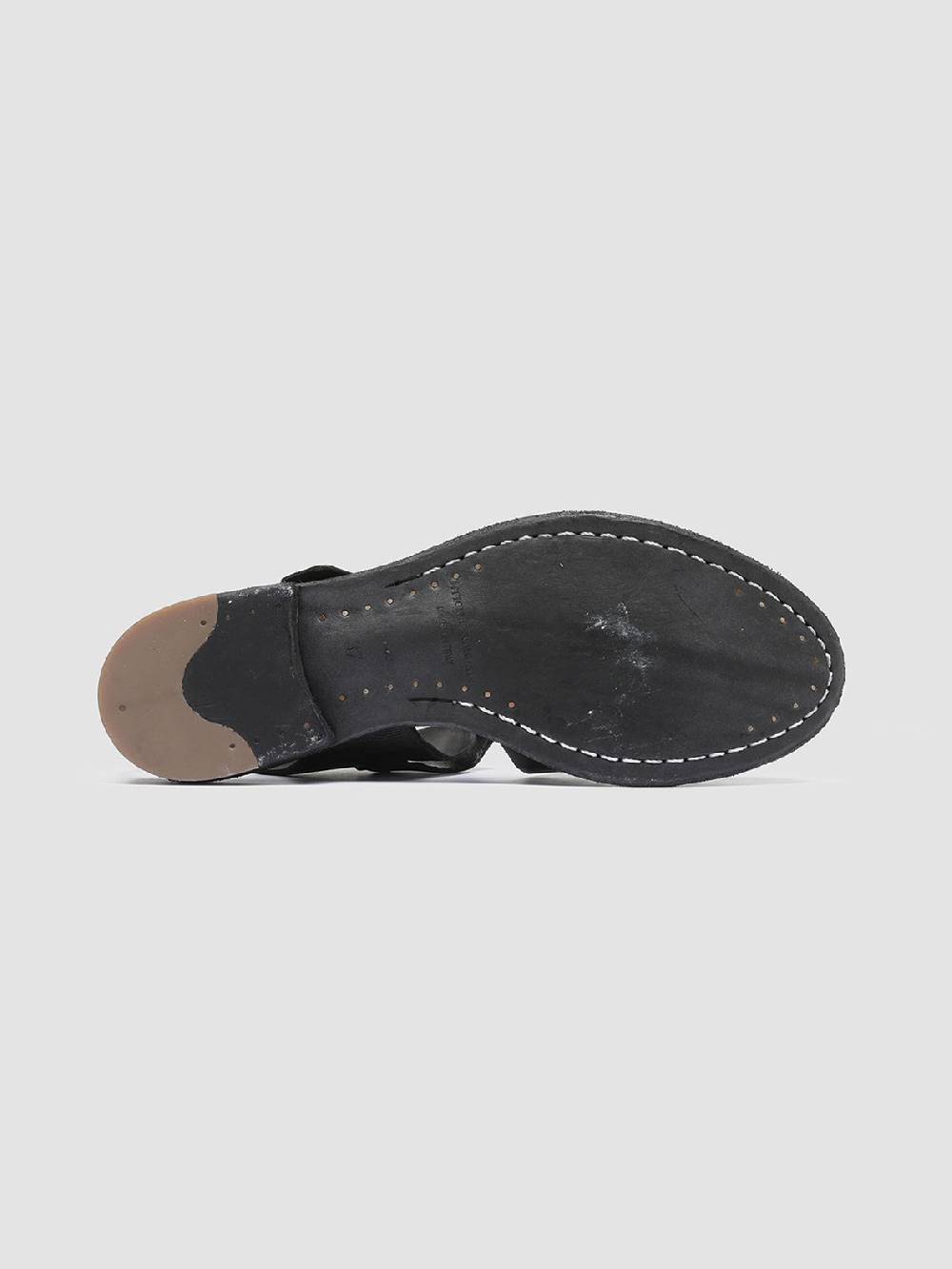 Officine Creative LEXIKON 536 Sandali in Pelle Nera Italia