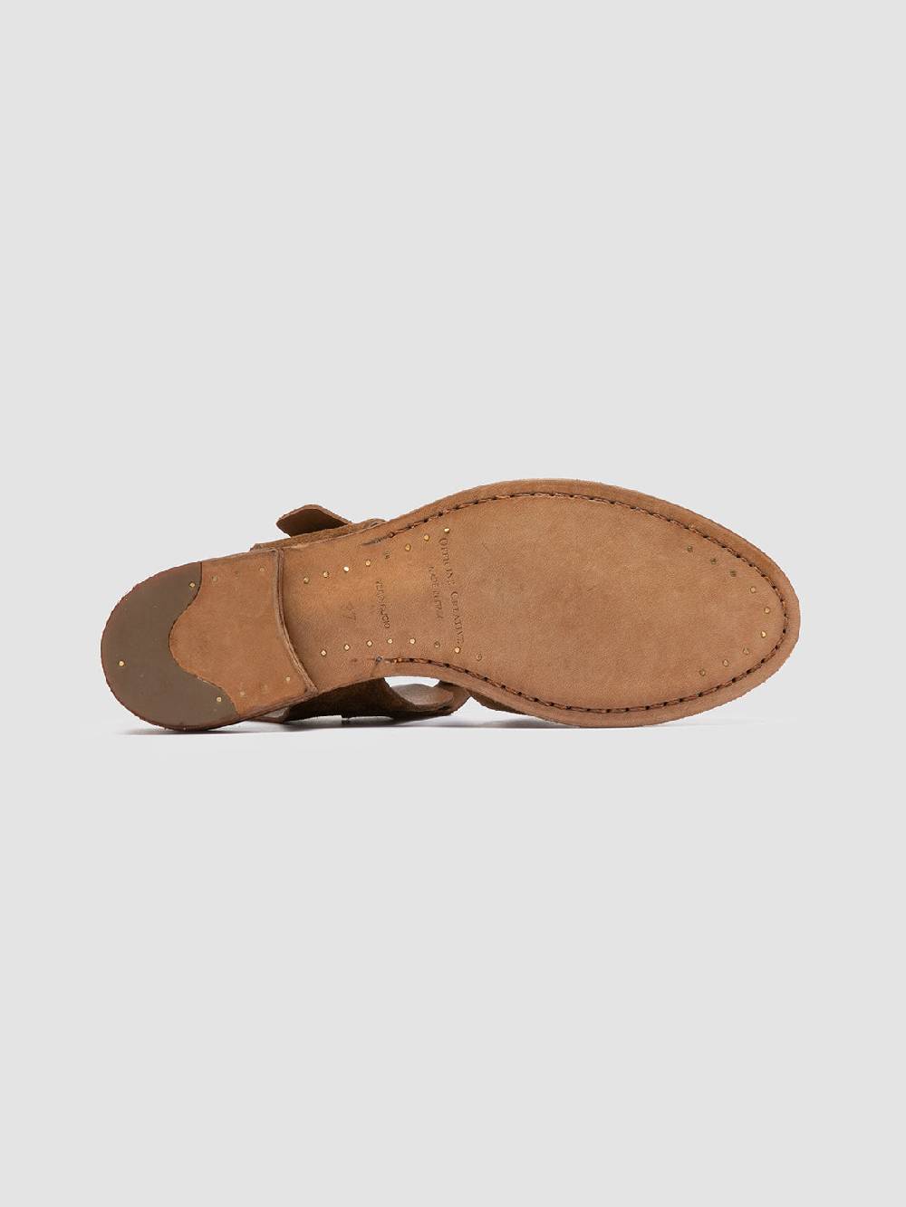 Officine Creative LEXIKON 536 Sandali in Pelle Scamosciata Marrone 2025