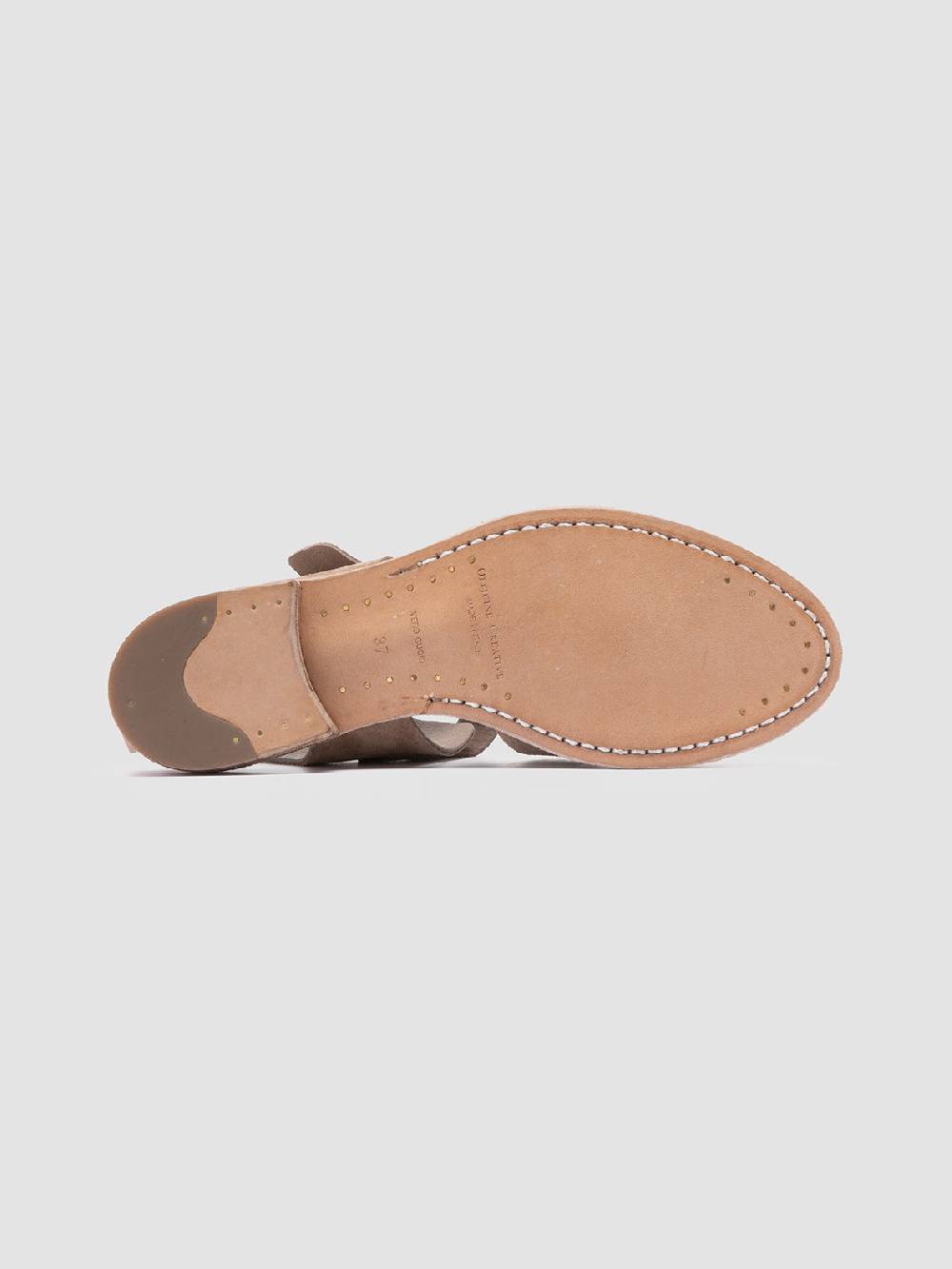 Officine Creative LEXIKON 536 Sandali in Pelle scamosciata Tortora In Linea
