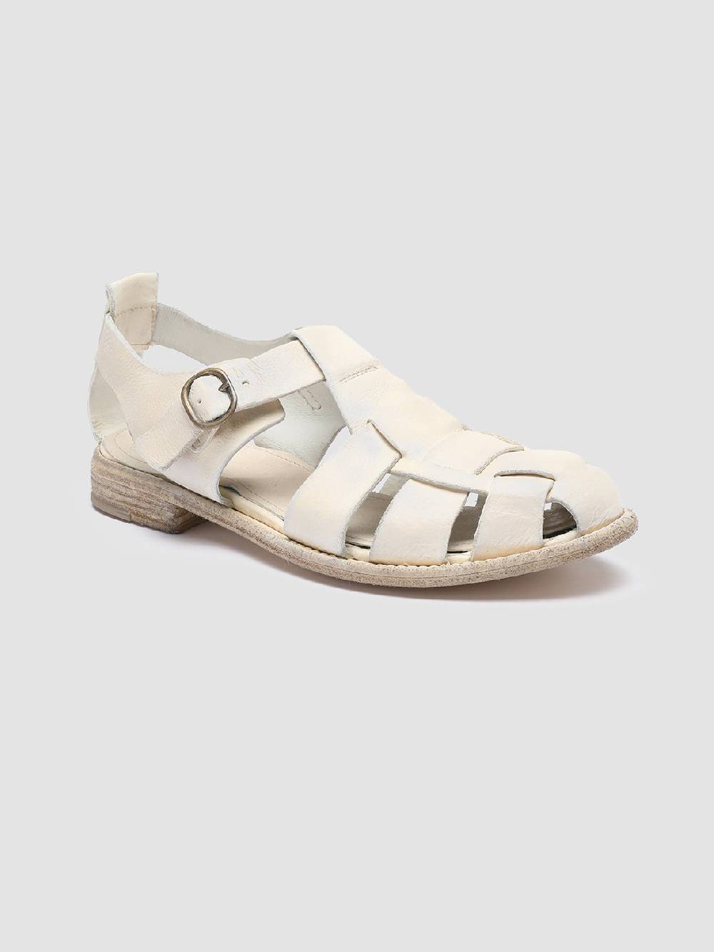 Officine Creative LEXIKON 536 Sandali in Pelle Bianca Nuovo