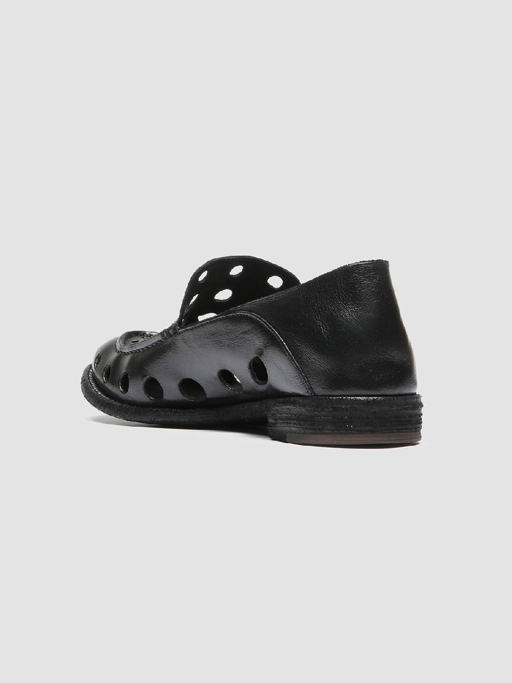 Officine Creative LEXIKON 542 Mocassini in Pelle Nera Qualità