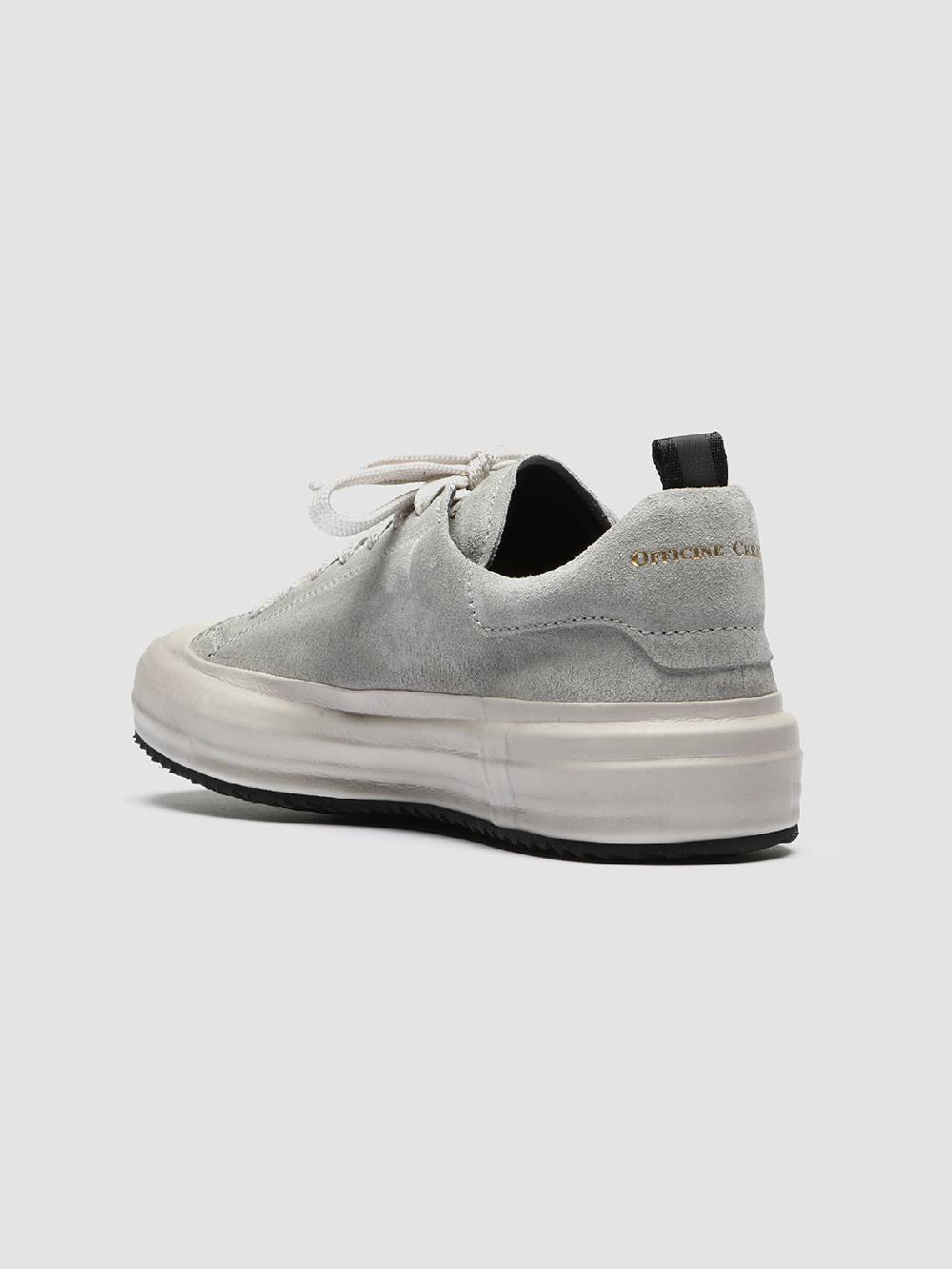 Officine Creative MES 105 Sneakers in Pelle Scamosciata Grigia Promozione