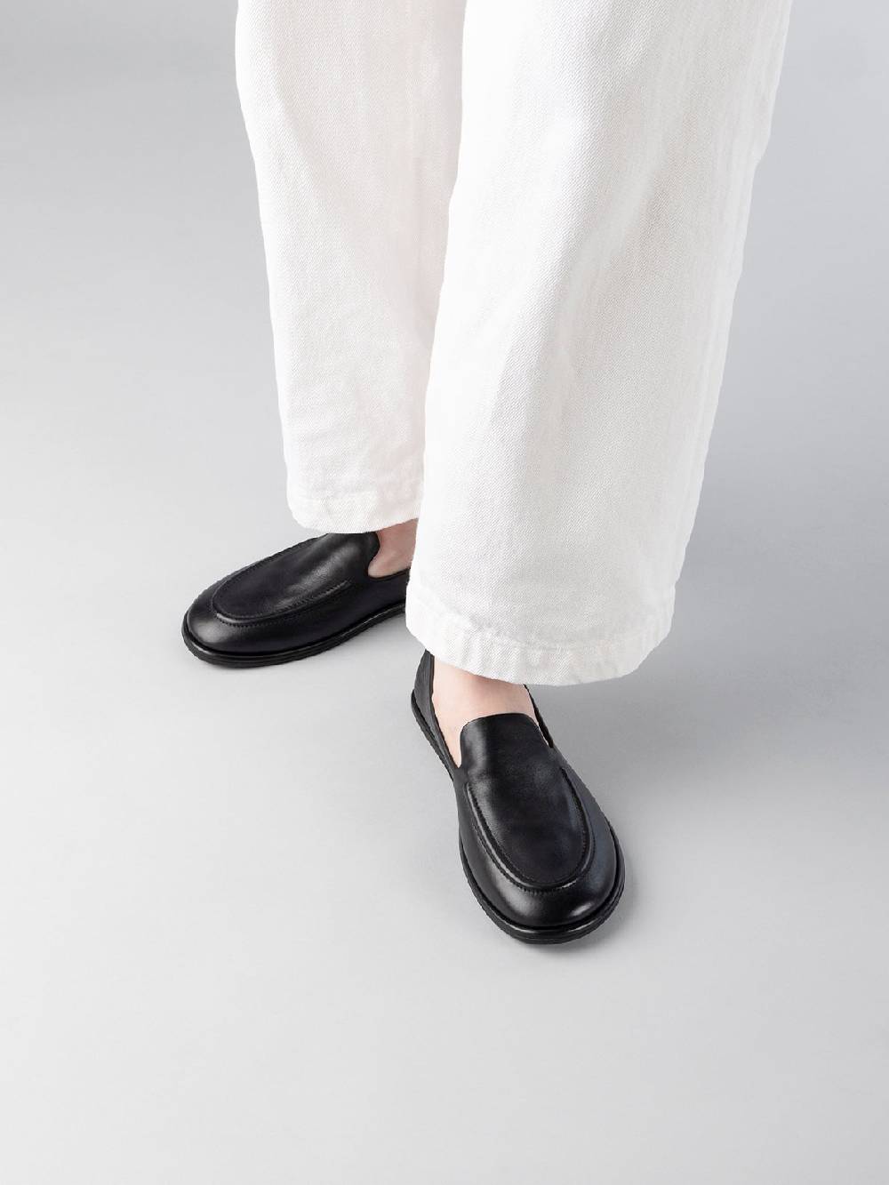 Officine Creative MIENNE 101 Mocassini in Pelle Nera Qualità Garantita