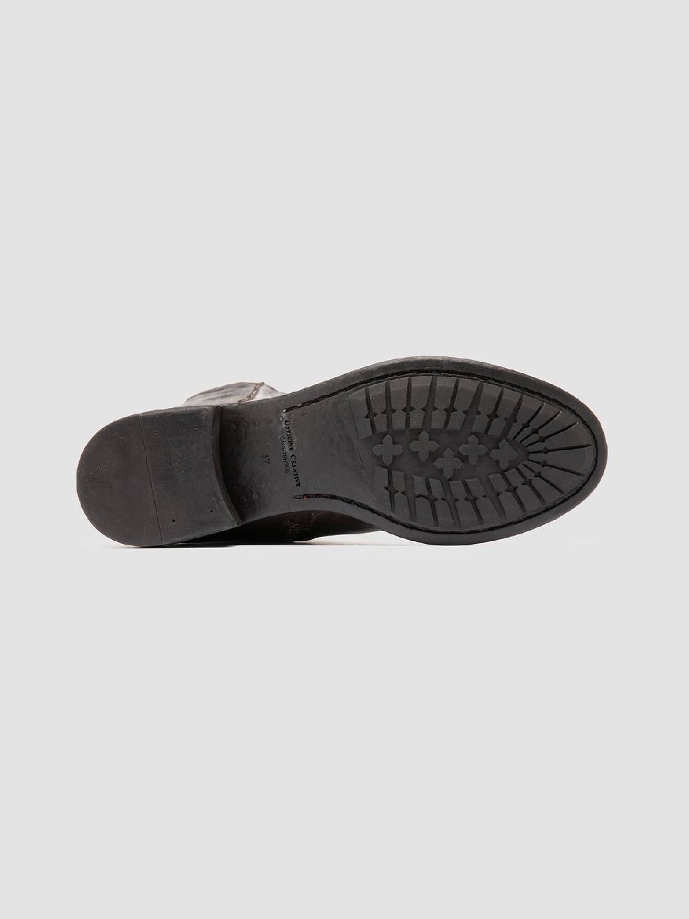 Officine Creative LIS 005 Stivali con Zip in Pelle Marrone Promozione Limitata