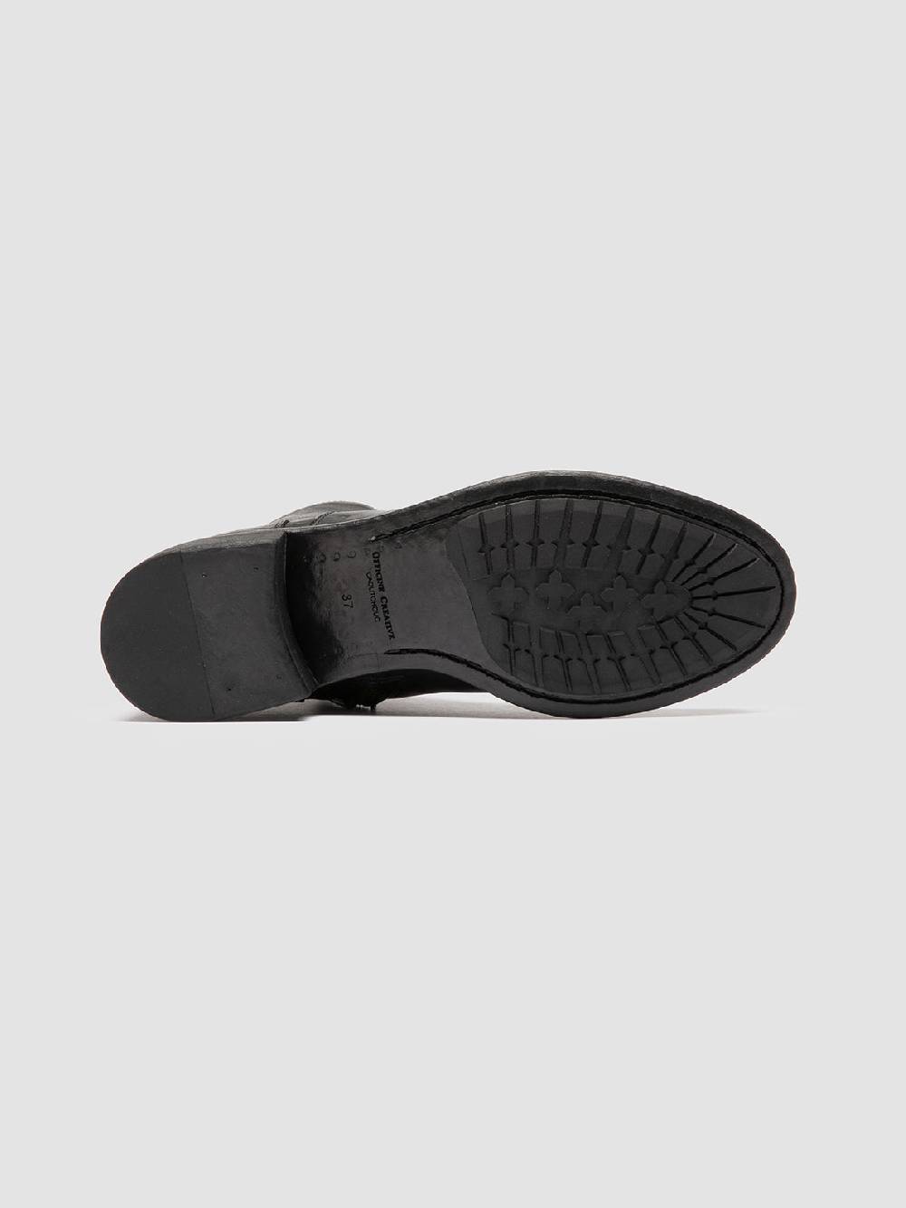 Officine Creative LIS 006 Stivali con Zip in Pelle Nera Fino Al -60%