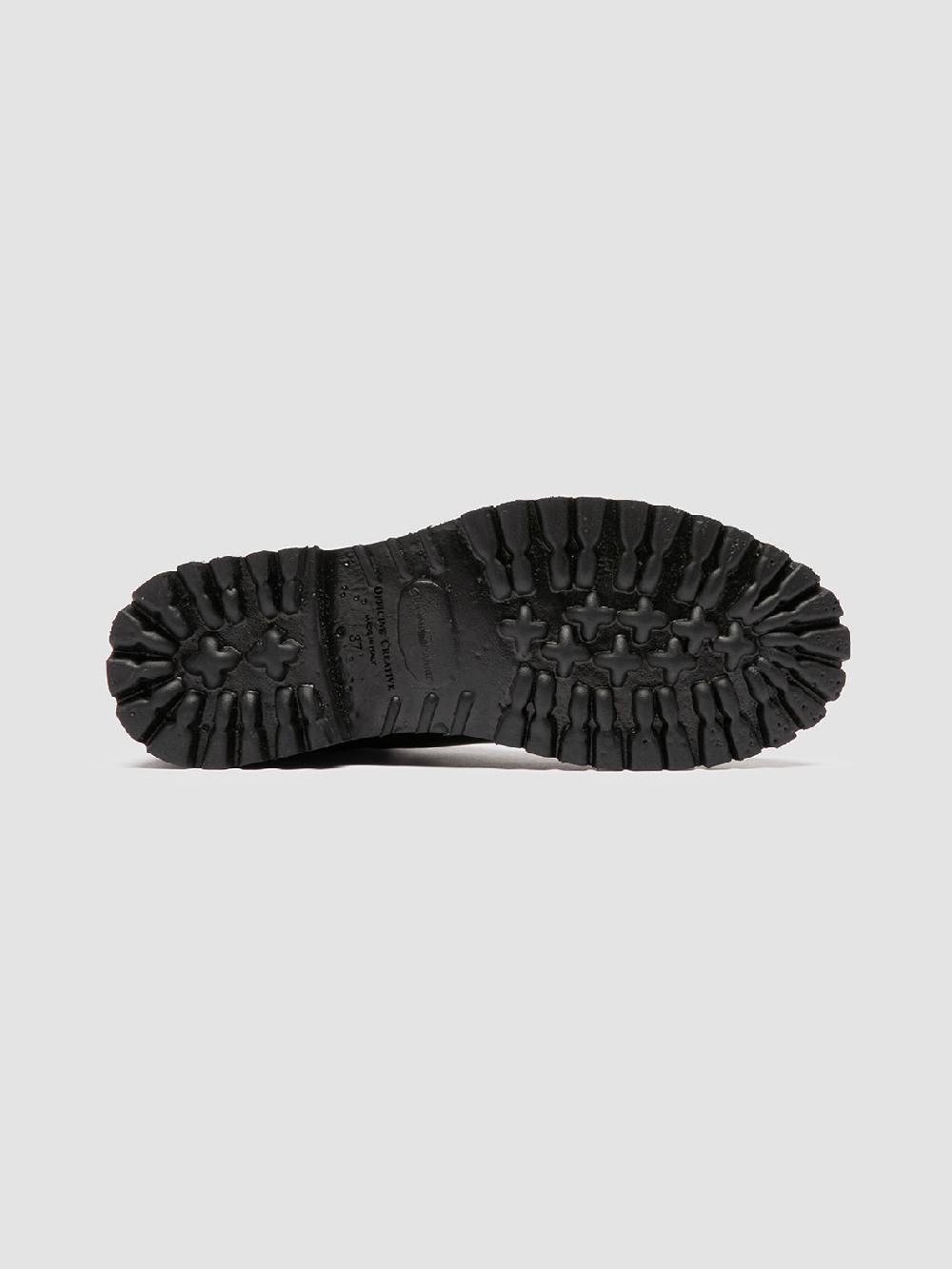 Officine Creative LORAINE 004 Stivaletti Chelsea in Pelle Nera Affare Del Giorno