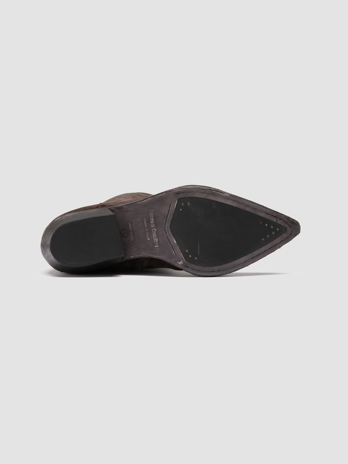 Officine Creative NOELIE DD 104 Stivali Pull-On in Pelle Scamosciata Marrone Sconto