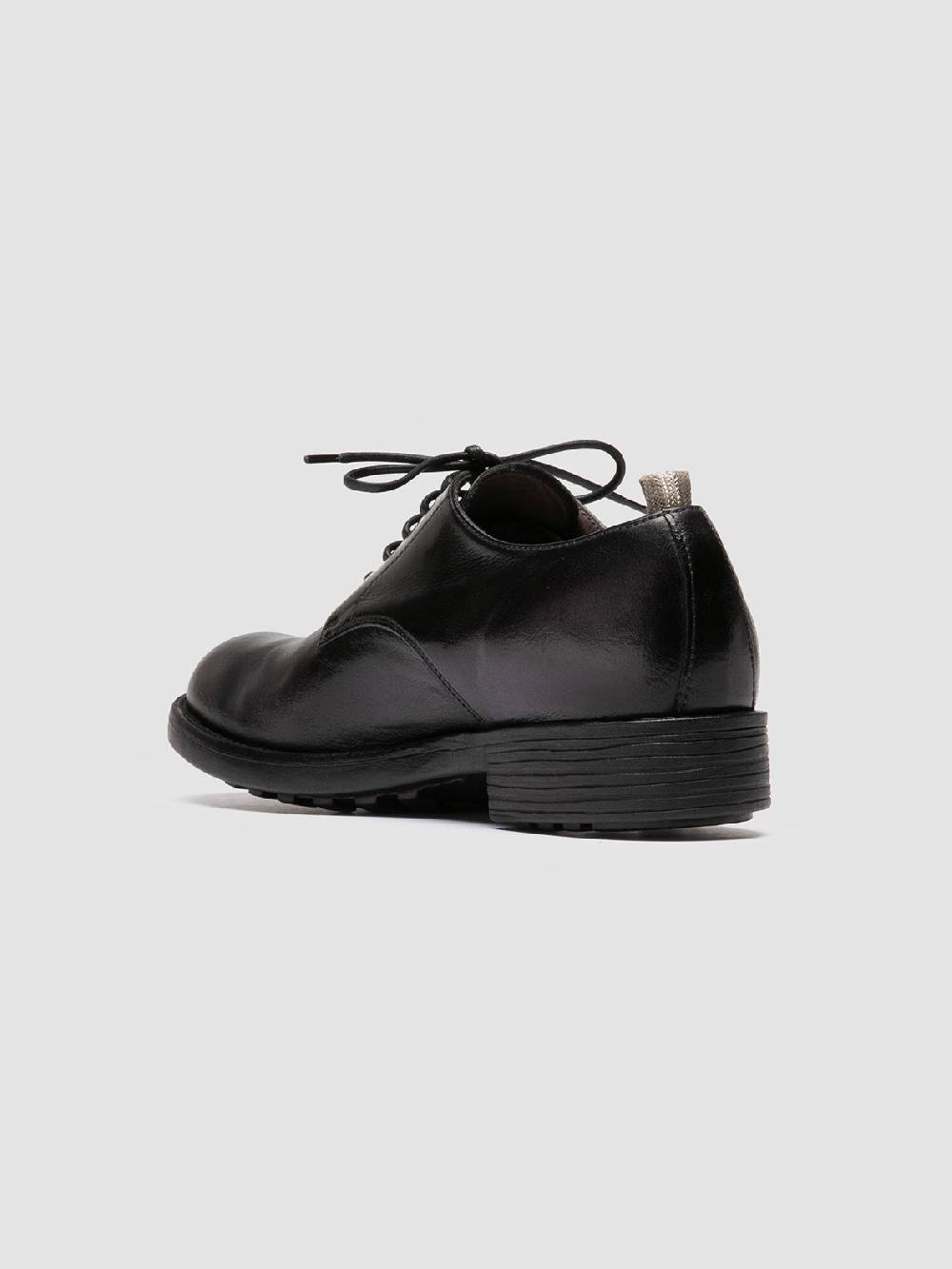 Officine Creative SERGEANT 101 Derby in Pelle Nera Offerta