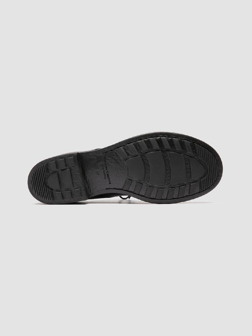 Officine Creative SERGEANT 101 Derby in Pelle Nera Offerta