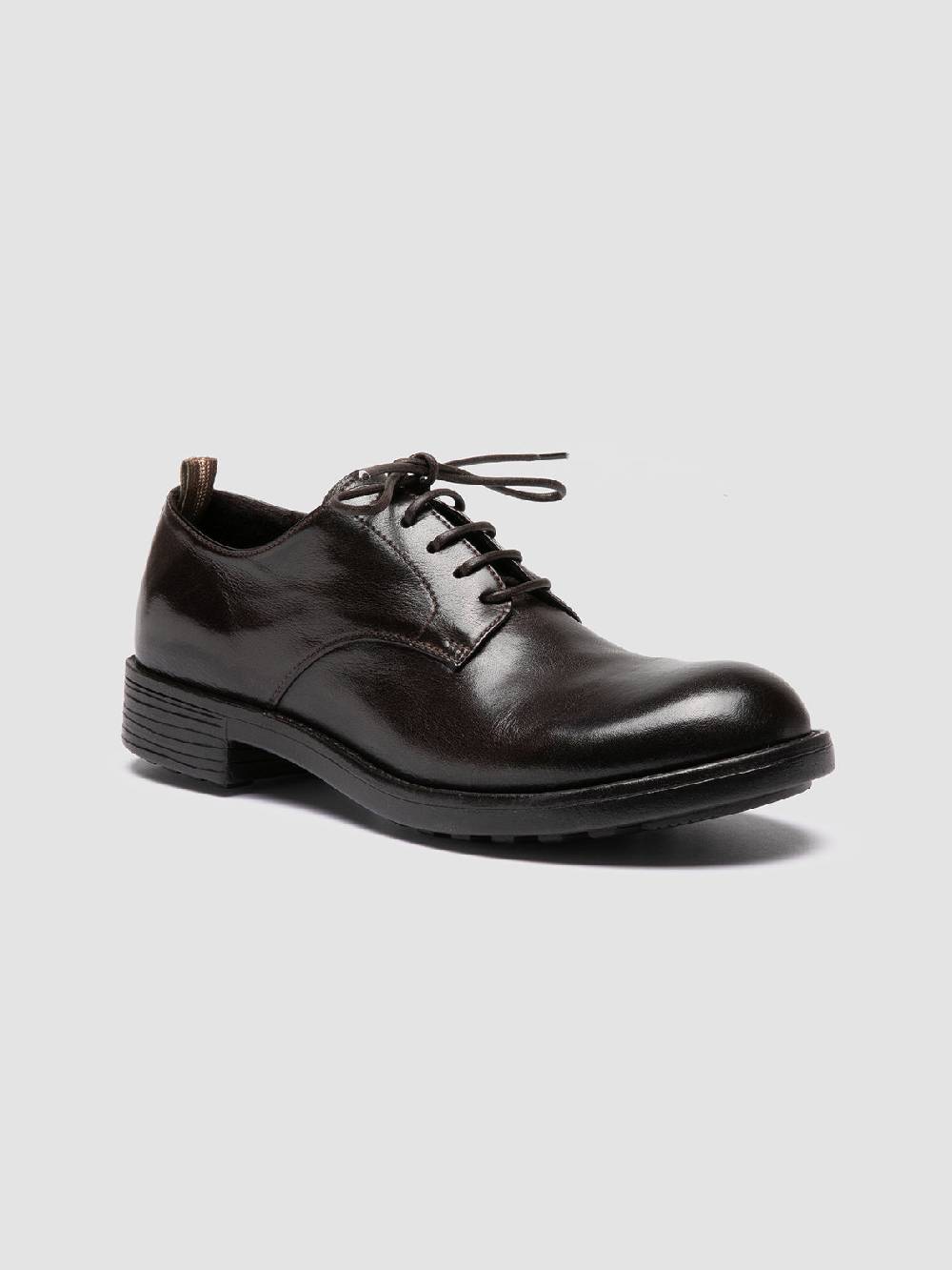 Officine Creative SERGEANT 101 Derby in Pelle Bordeaux Economico