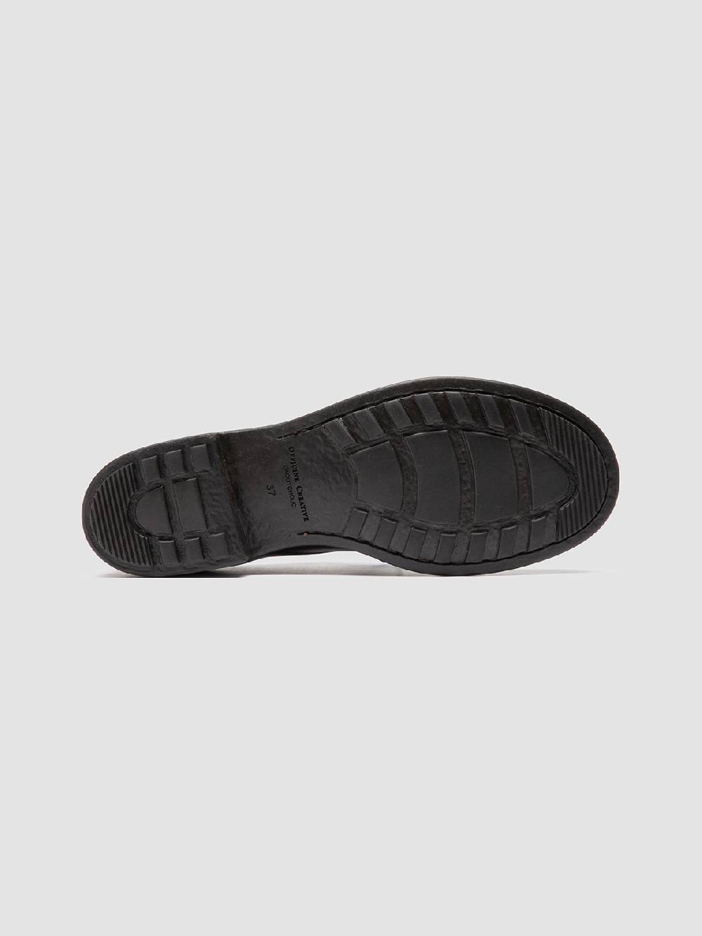 Officine Creative SERGEANT 101 Derby in Pelle Bordeaux Economico