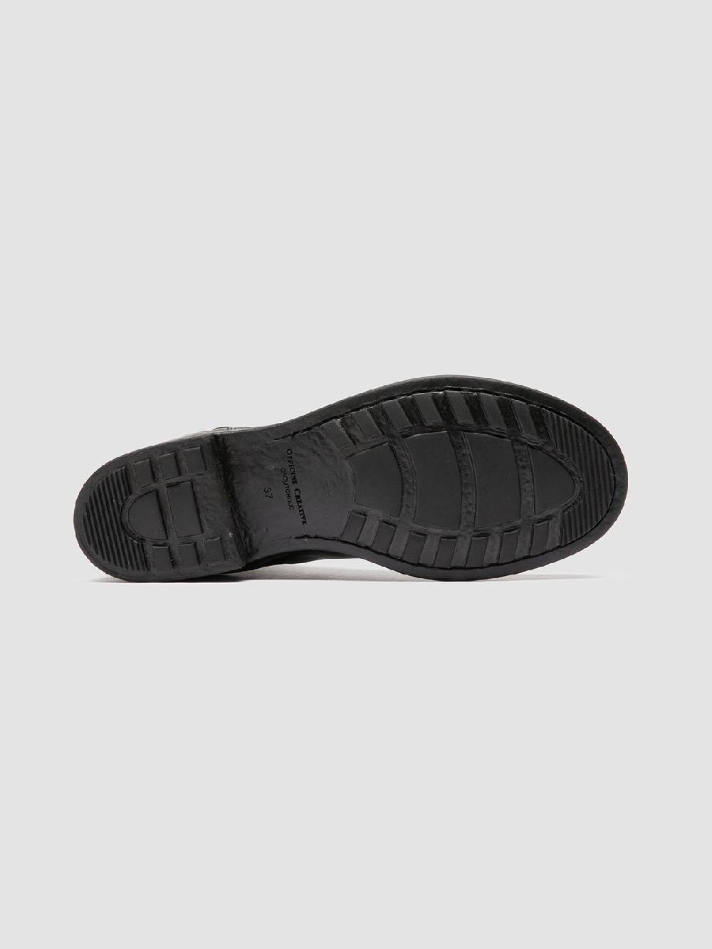 Officine Creative SERGEANT 102 Stivaletti Chelsea in Pelle Nera Online