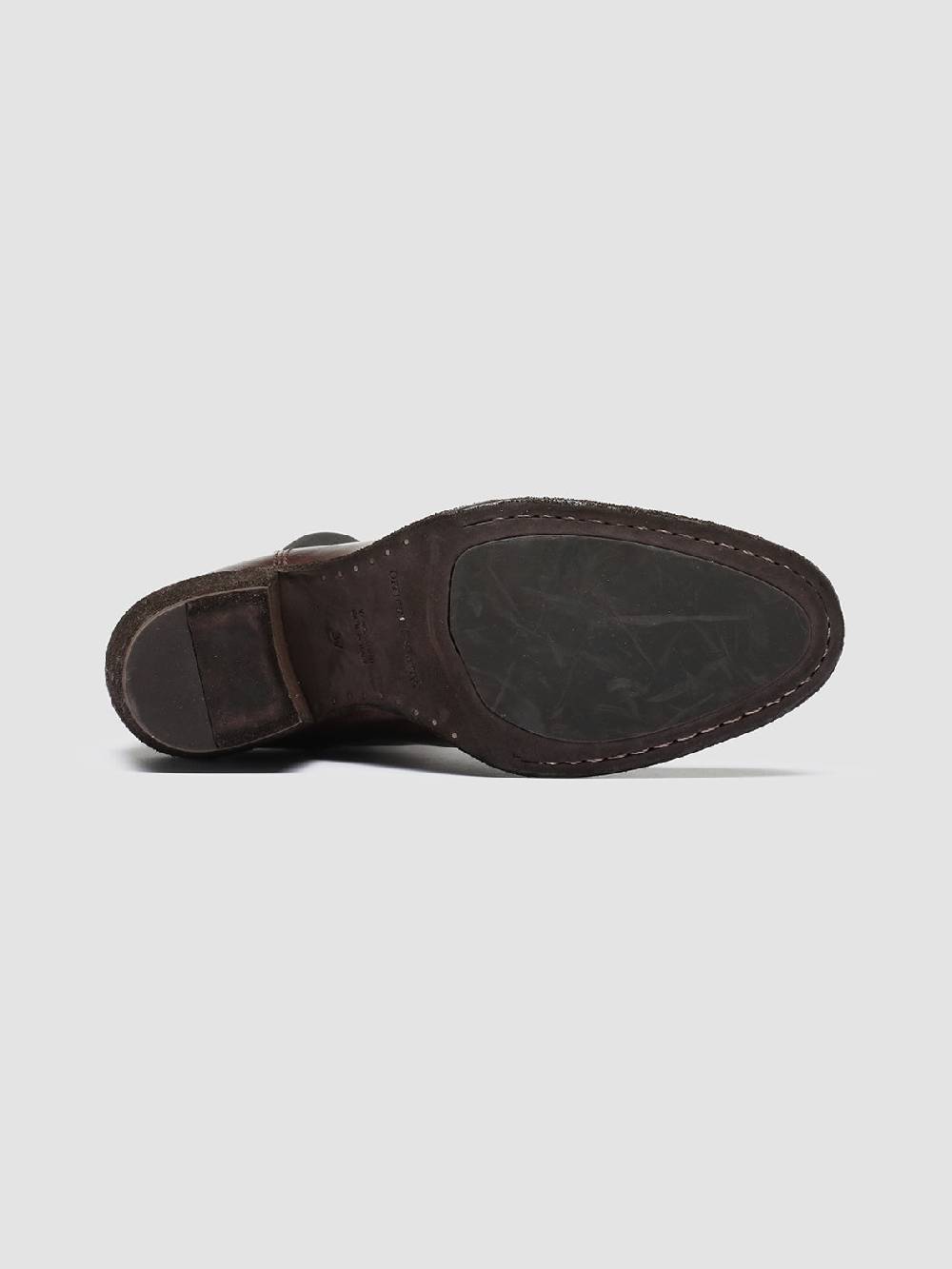 Officine Creative SYDNE 001 Stivali Chelsea in Pelle Marrone Saldi