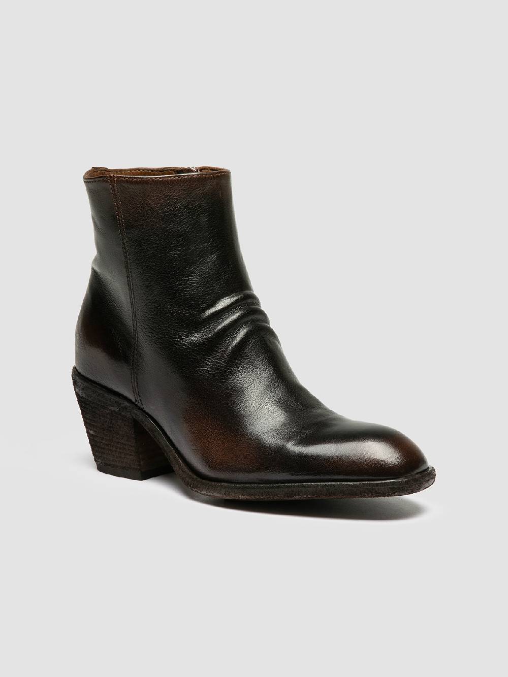Officine Creative SYDNE 008 Brown Leather Boots Hotsell