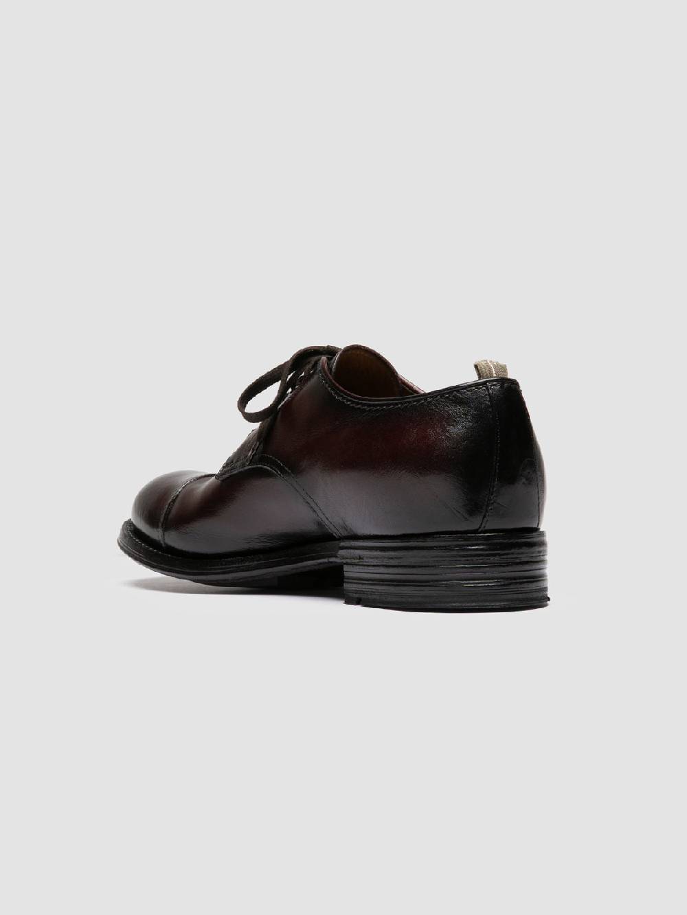 Officine Creative ADMIRAL 002 Derby in Pelle Bordeaux Vendite Flash