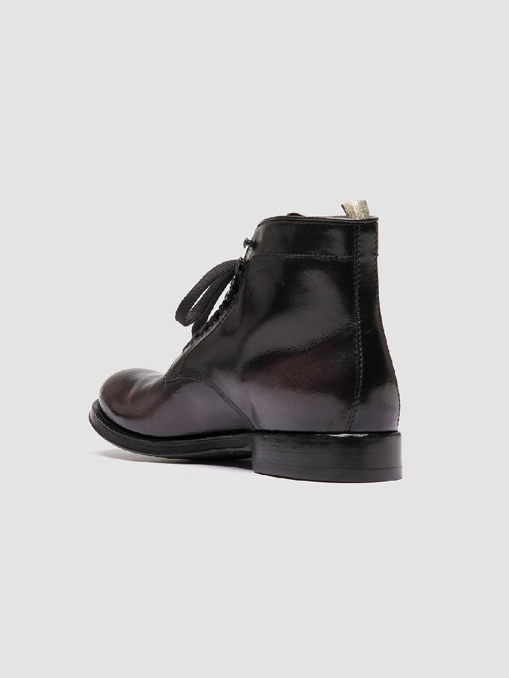 Officine Creative ADMIRAL 004 Stivali Stringati in Pelle Grigia Negozio