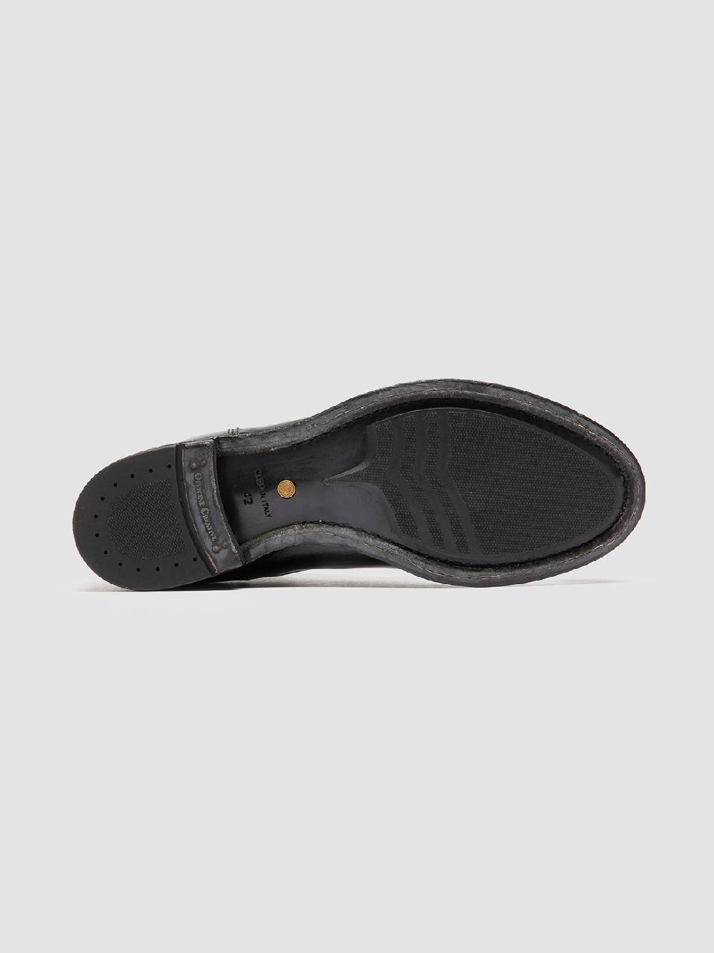 Officine Creative ANATOMIA 083 Stivaletti Chelsea in Pelle Nera Negozi Online