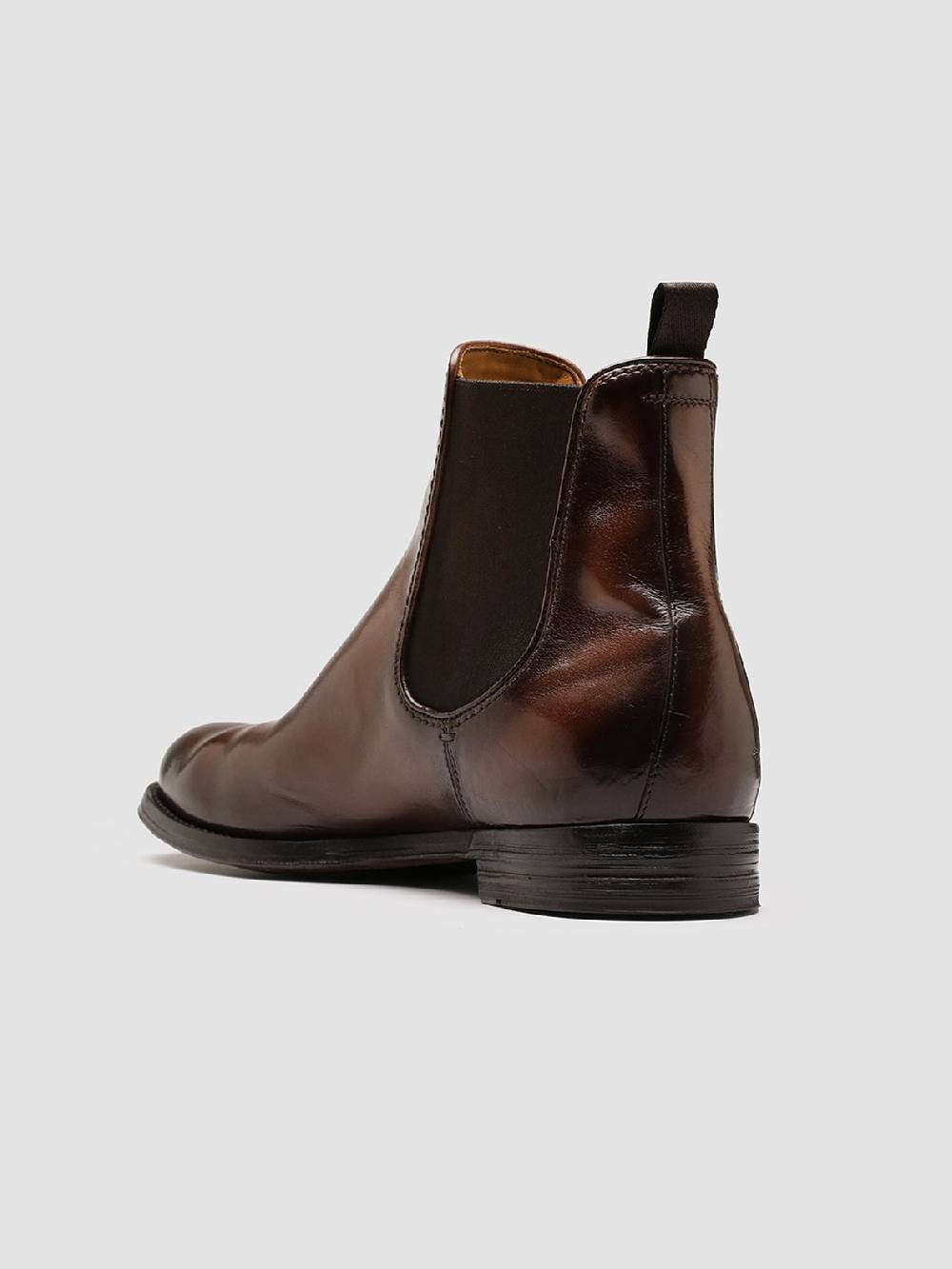 Officine Creative ANATOMIA 083 Stivaletti Chelsea in Pelle Marrone Acquista Ora