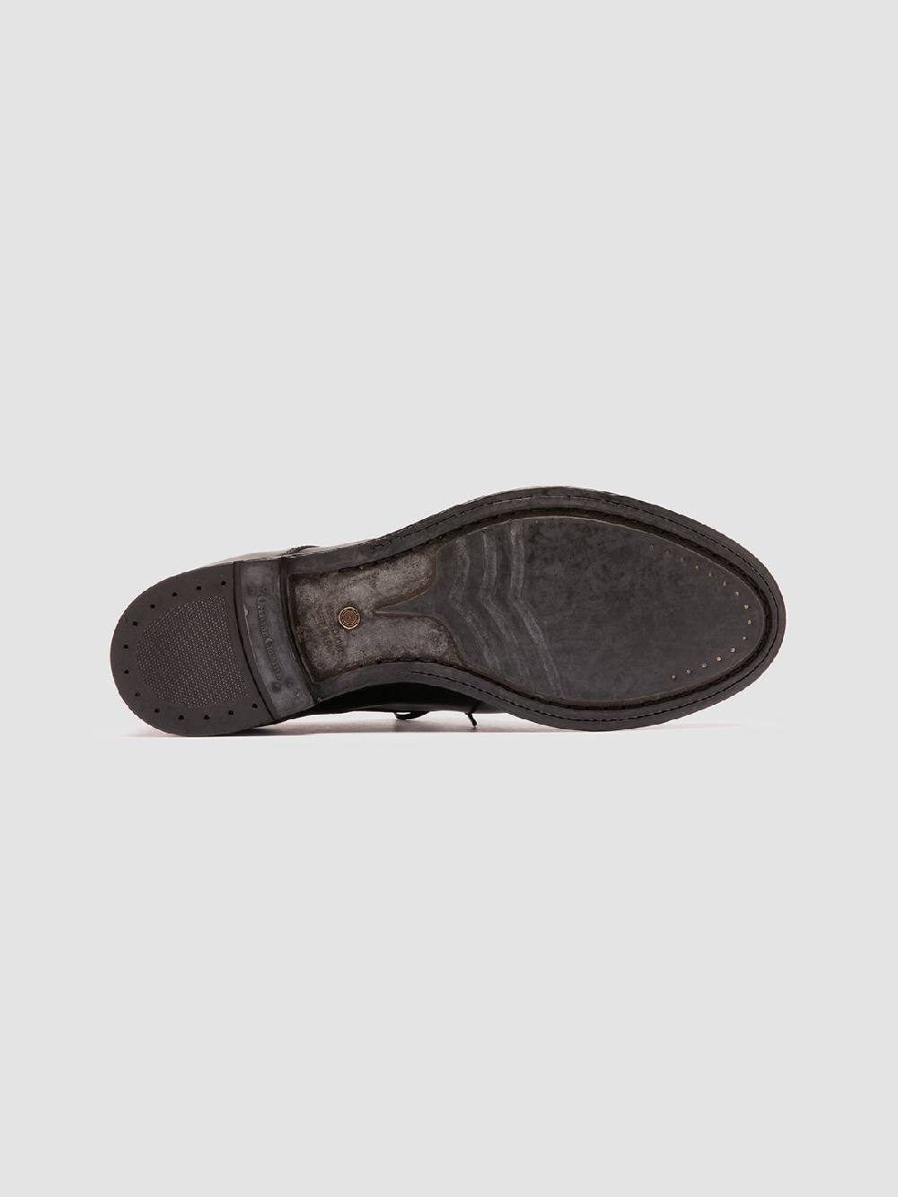 Officine Creative ANATOMIA 87 Scarpe Derby in Pelle Nera Consegna Veloce