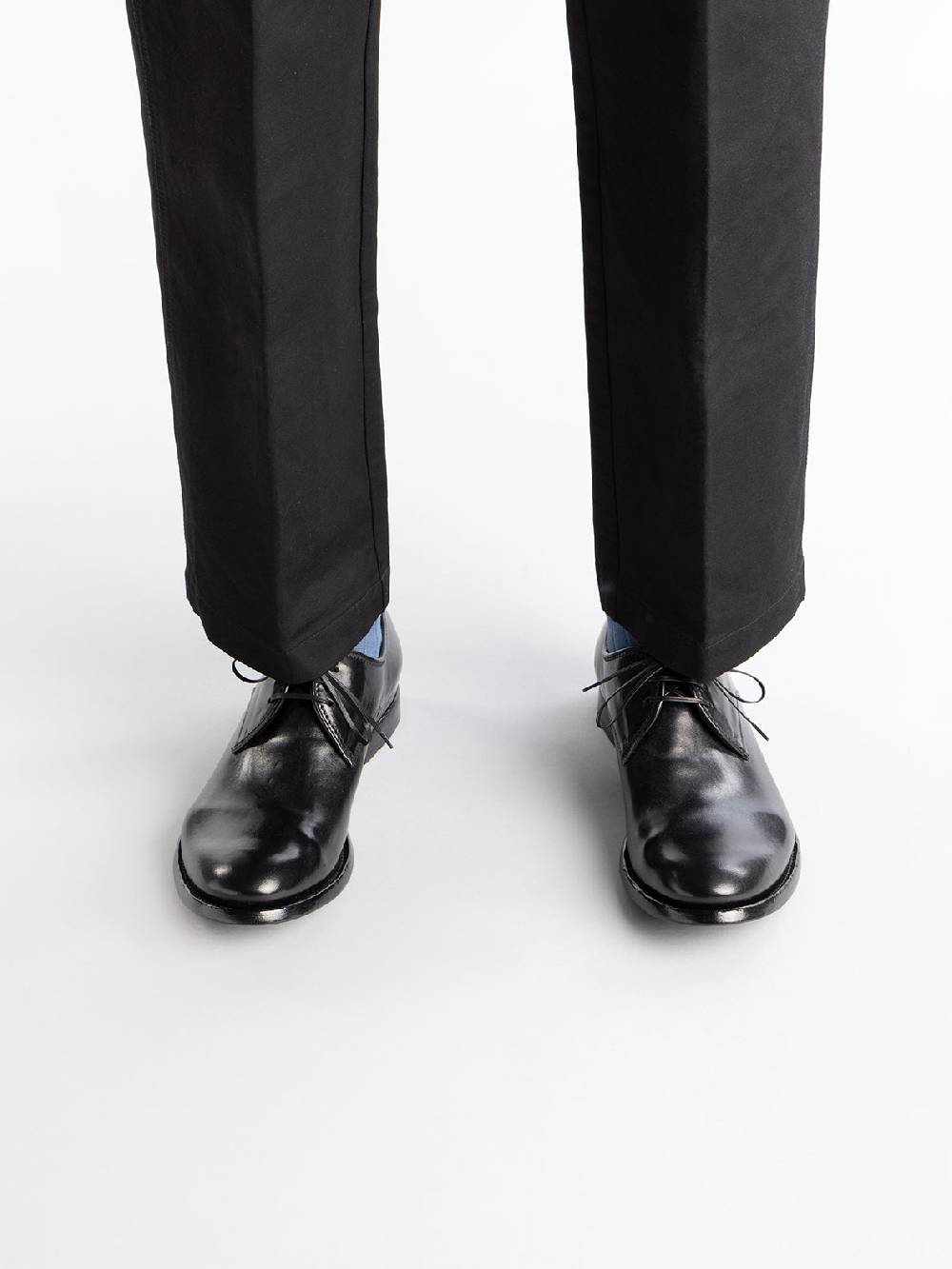 Officine Creative ANATOMIA 87 Scarpe Derby in Pelle Nera Consegna Veloce