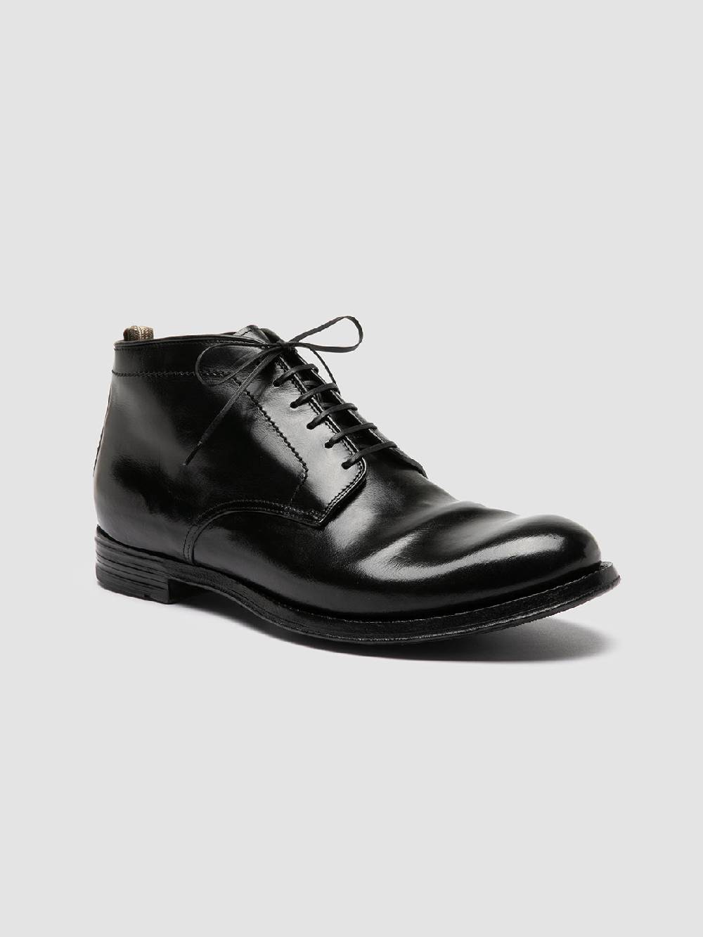 Officine Creative ANATOMIA 88 Stivali Chukka in Pelle Nera Fino Al -60%