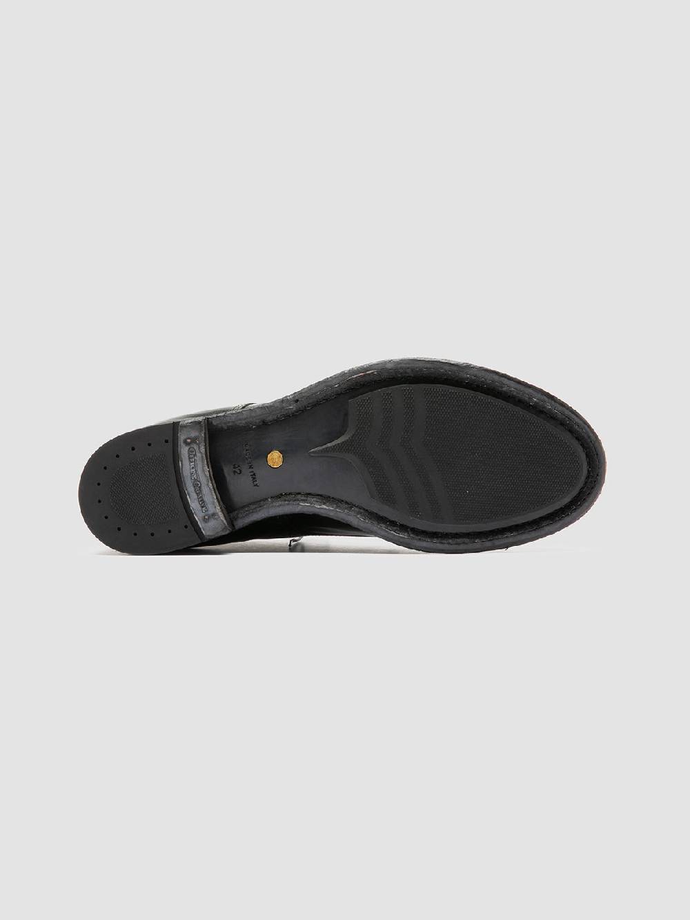 Officine Creative ANATOMIA 88 Stivali Chukka in Pelle Nera Fino Al -60%