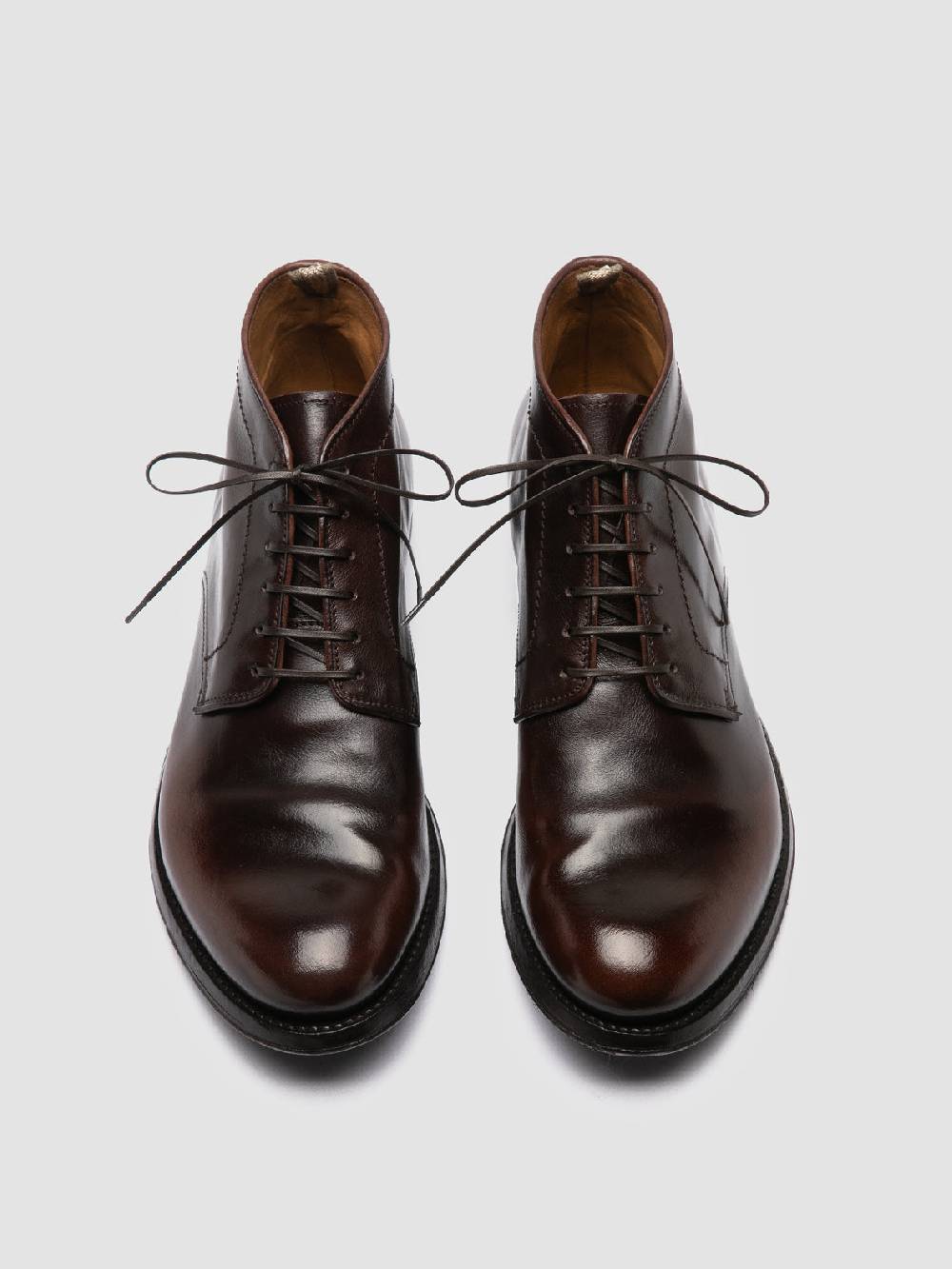 Officine Creative ANATOMIA 88 Stivali Chukka in Pelle Marrone Shopping Online