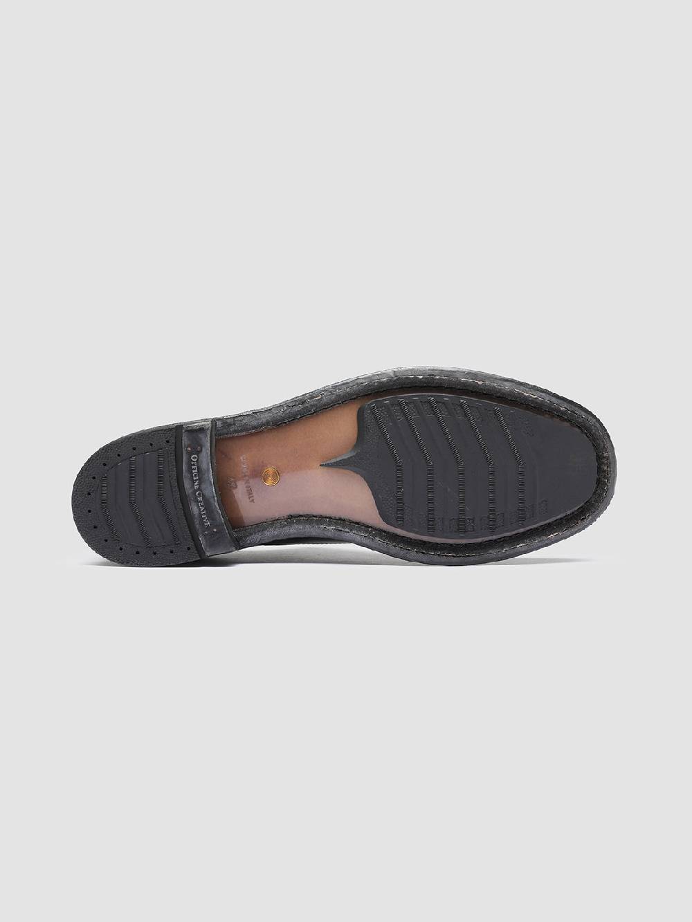 Officine Creative BALANCE 006 Oxford in Pelle Nera Affare Del Giorno