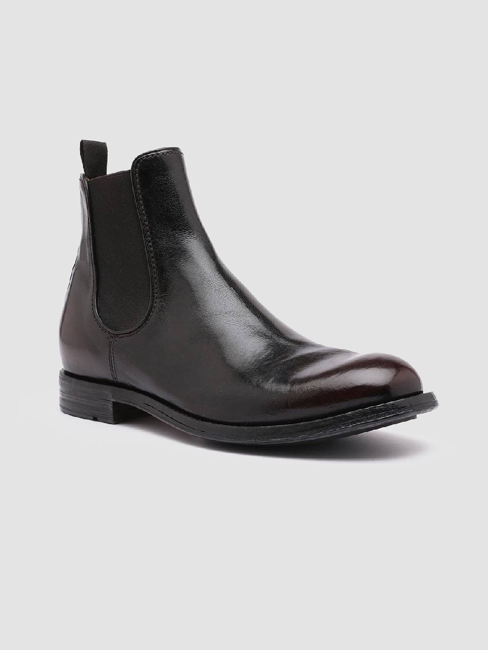 Officine Creative BALANCE 008 Stivaletti Chelsea in Pelle Nera Prezzo Ridotto