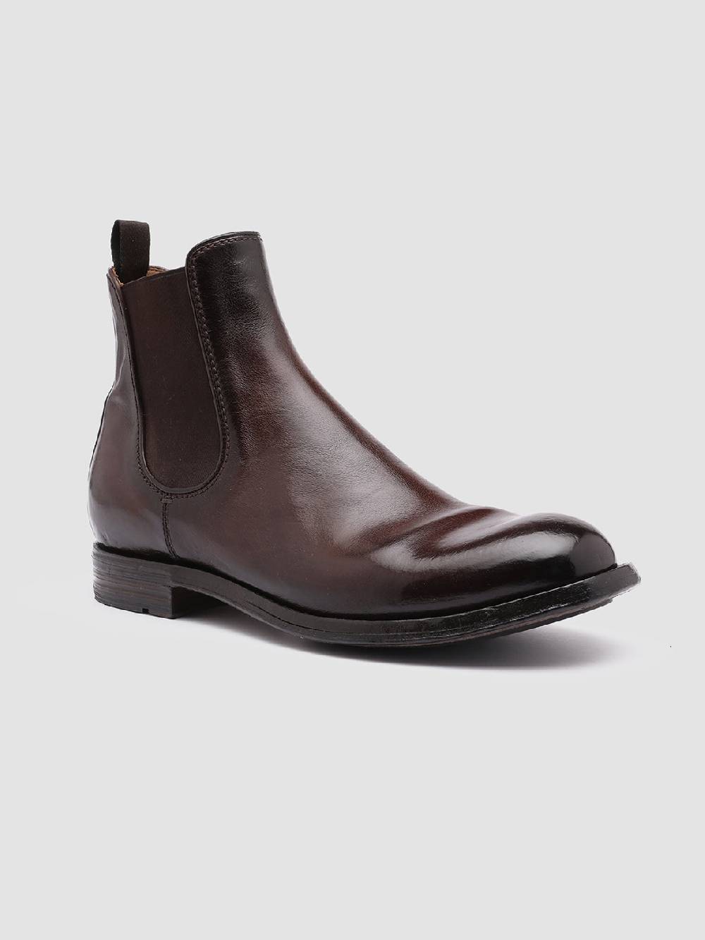 Officine Creative BALANCE 008 Stivaletti Chelsea in Pelle Marrone Spedizione gratuita