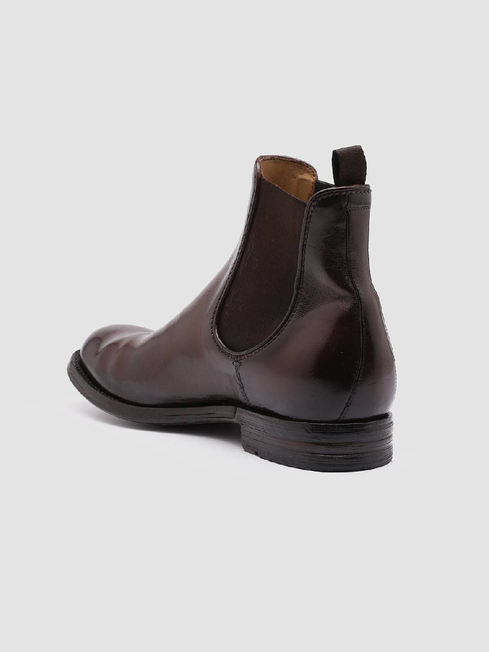 Officine Creative BALANCE 008 Stivaletti Chelsea in Pelle Marrone Spedizione gratuita