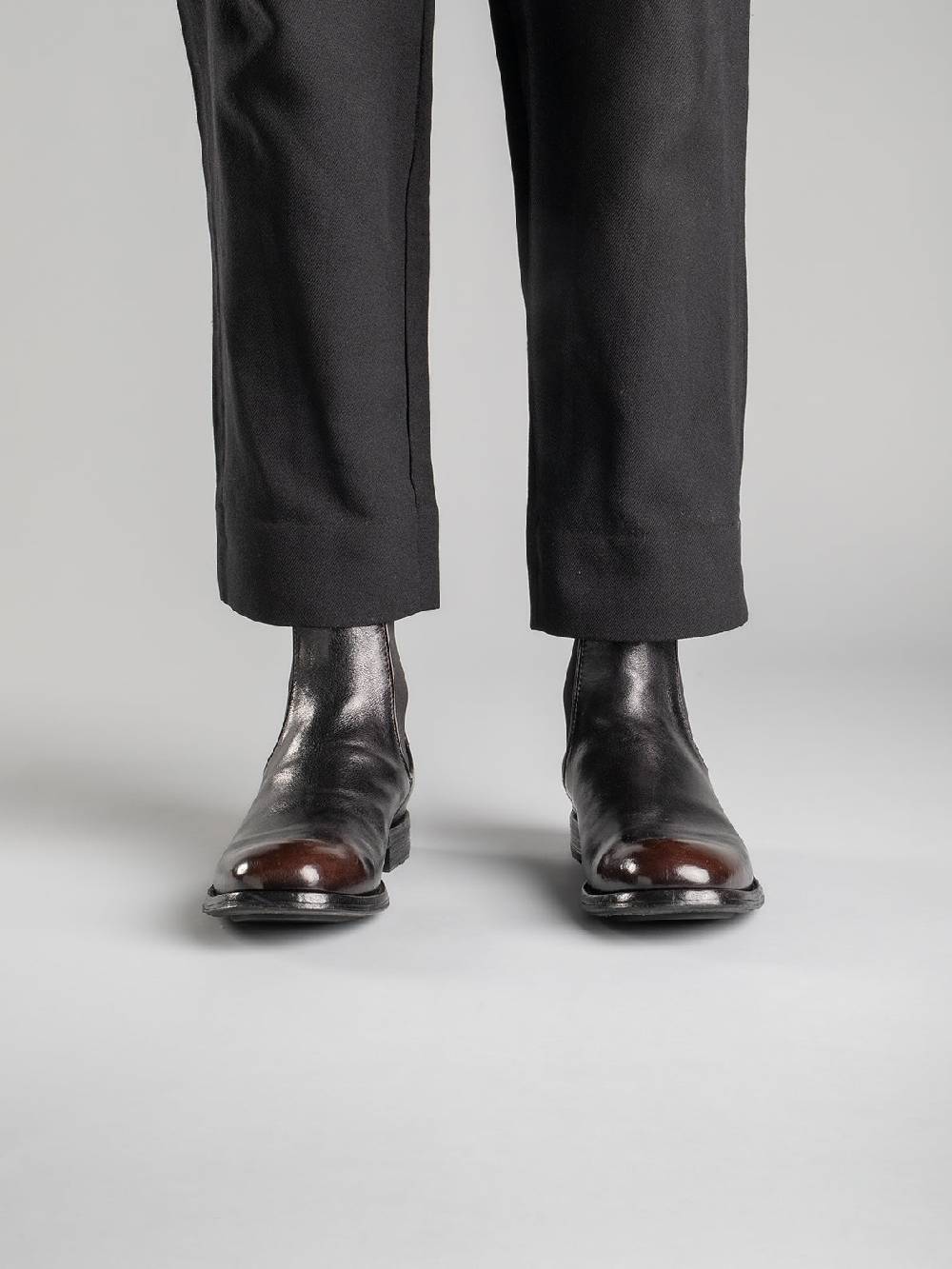 Officine Creative BALANCE 008 Brown Leather Chelsea Boots Convenienza