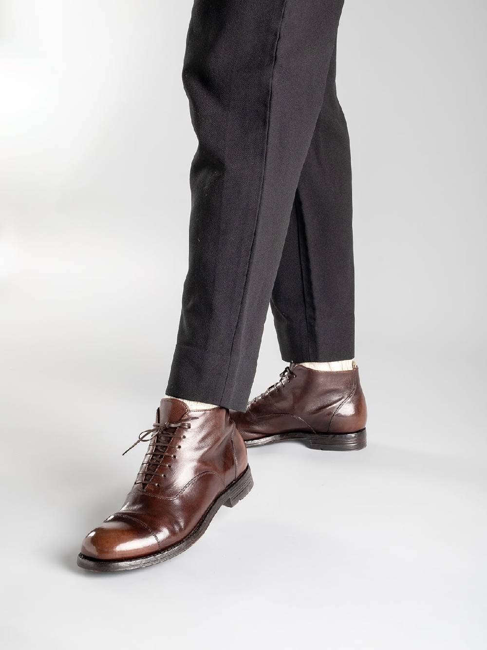 Officine Creative BALANCE 009 Stivaletti in Pelle Nera Novità