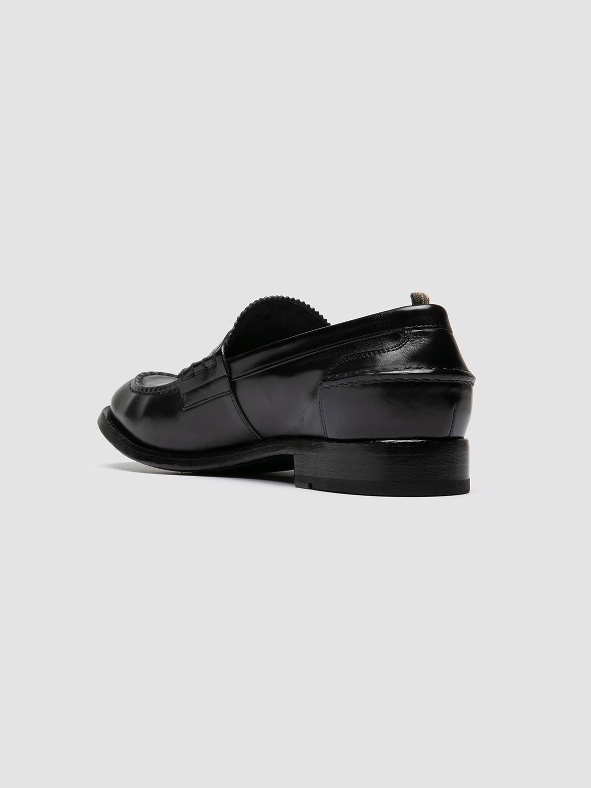 Officine Creative BALANCE 017 Mocassini Penny in Pelle Blu Sconto
