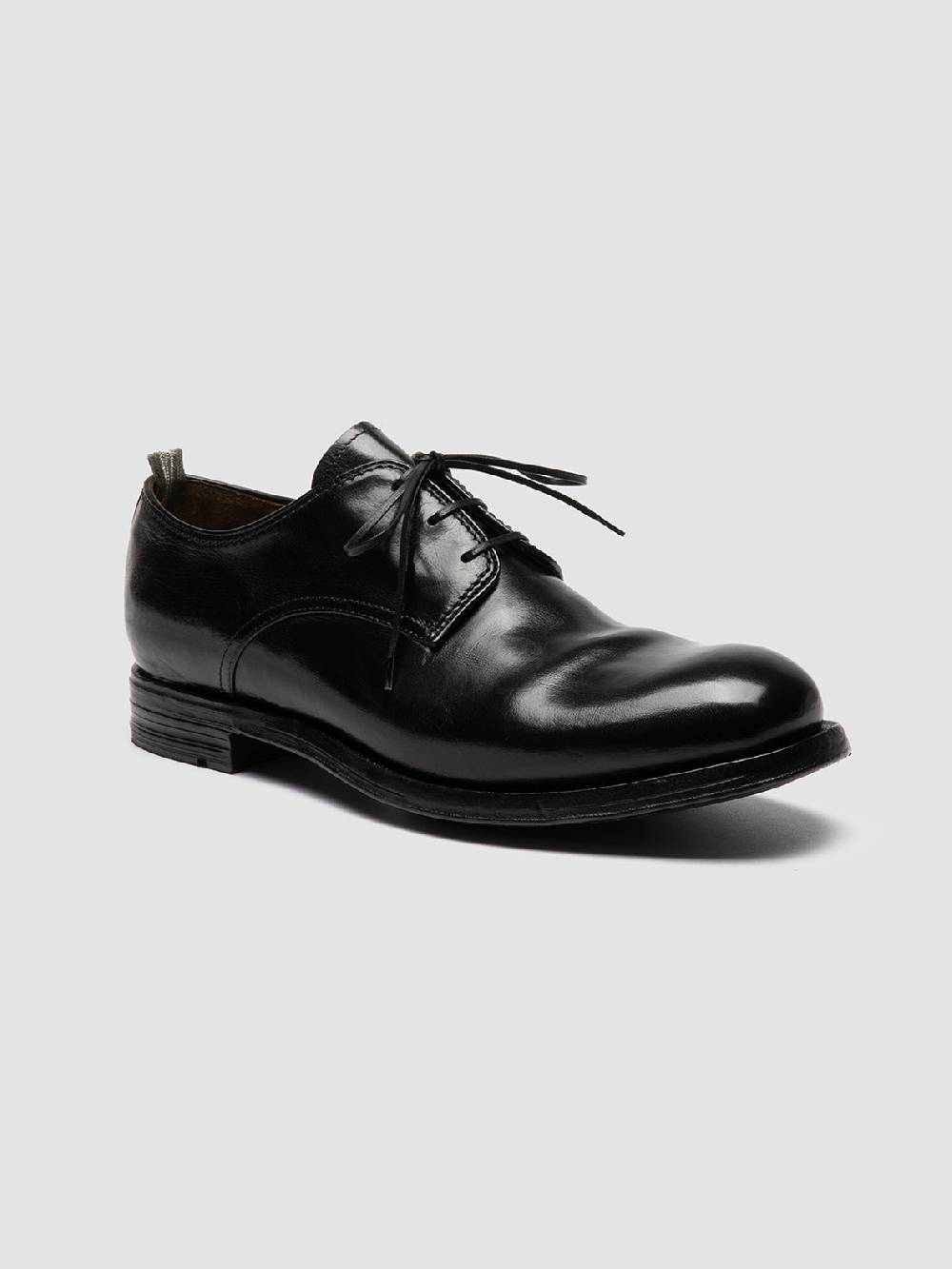 Officine Creative BALANCE 019 Derby in Pelle Nera Grande vendita