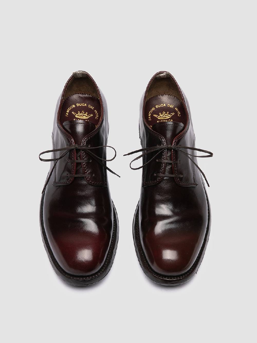 Officine Creative BALANCE 019 Derby in Pelle Bordeaux Online